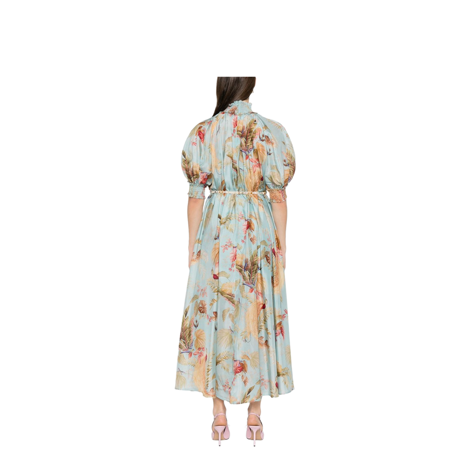 Ascension Printed Silk Dress