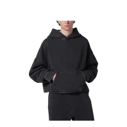 MAYFEYR - Entire Studios - Washed Black Cotton Sweatshirt - ESSS26HO04012CO0392