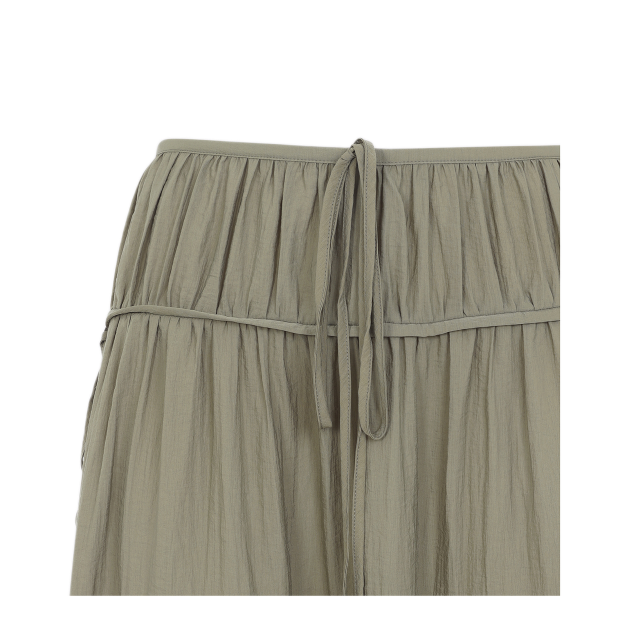 MAYFEYR - CO - Soft Gathered Bubble Midi Skirt - 3077WBRN313