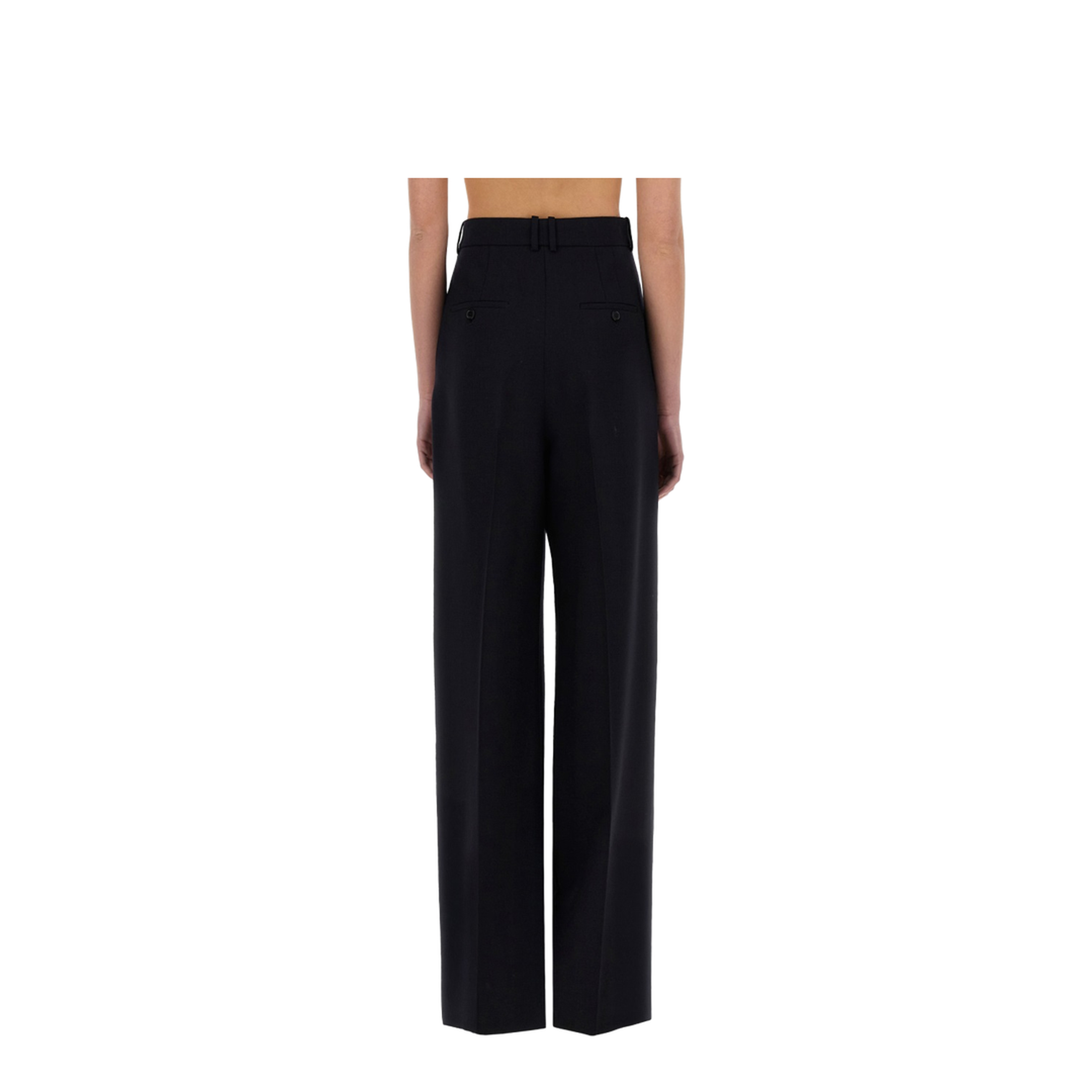 MAYFEYR - Saint Laurent - Wide-Leg Pants In Grain De Poudre - 824389Y5K324140