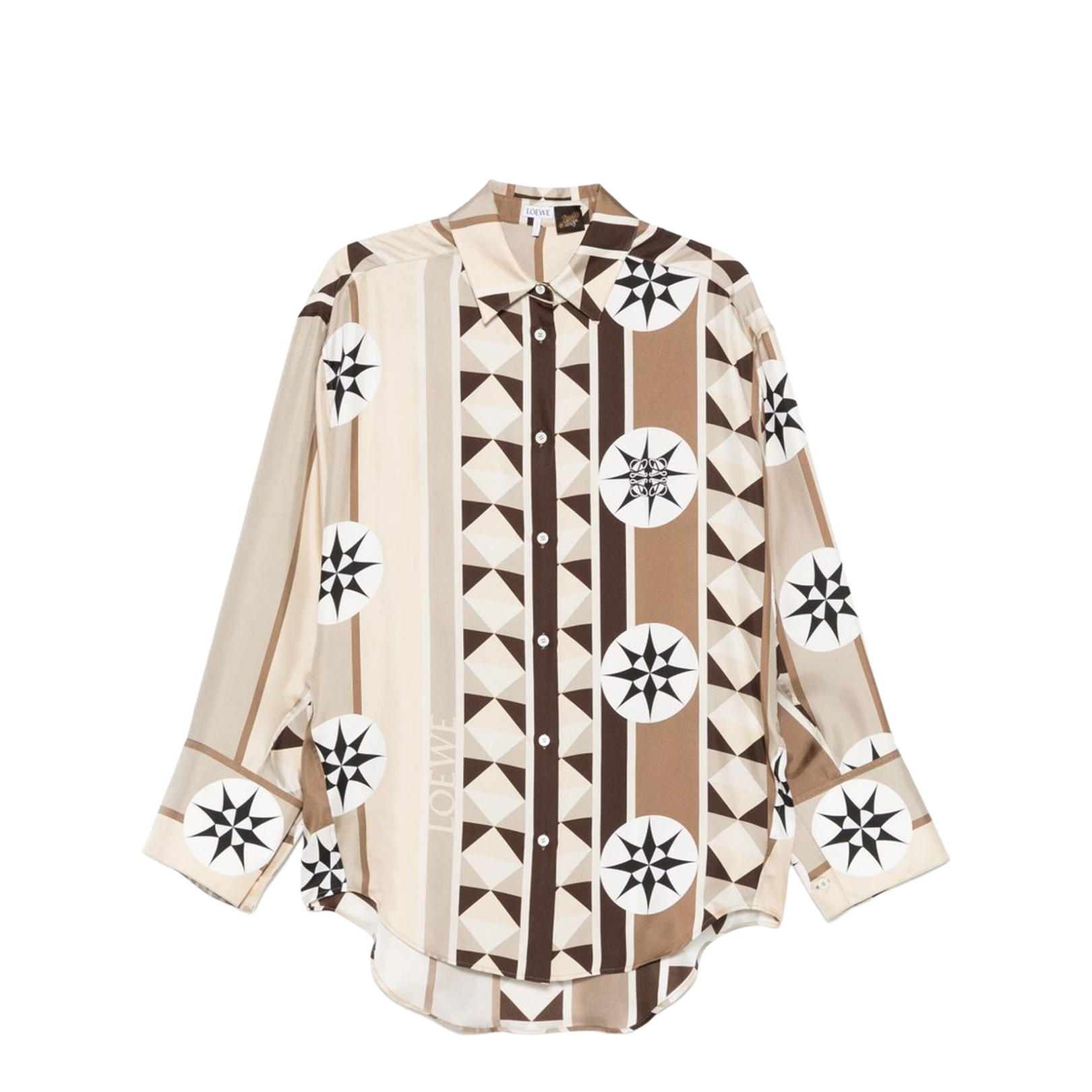 Shirt in Silk Multicolor