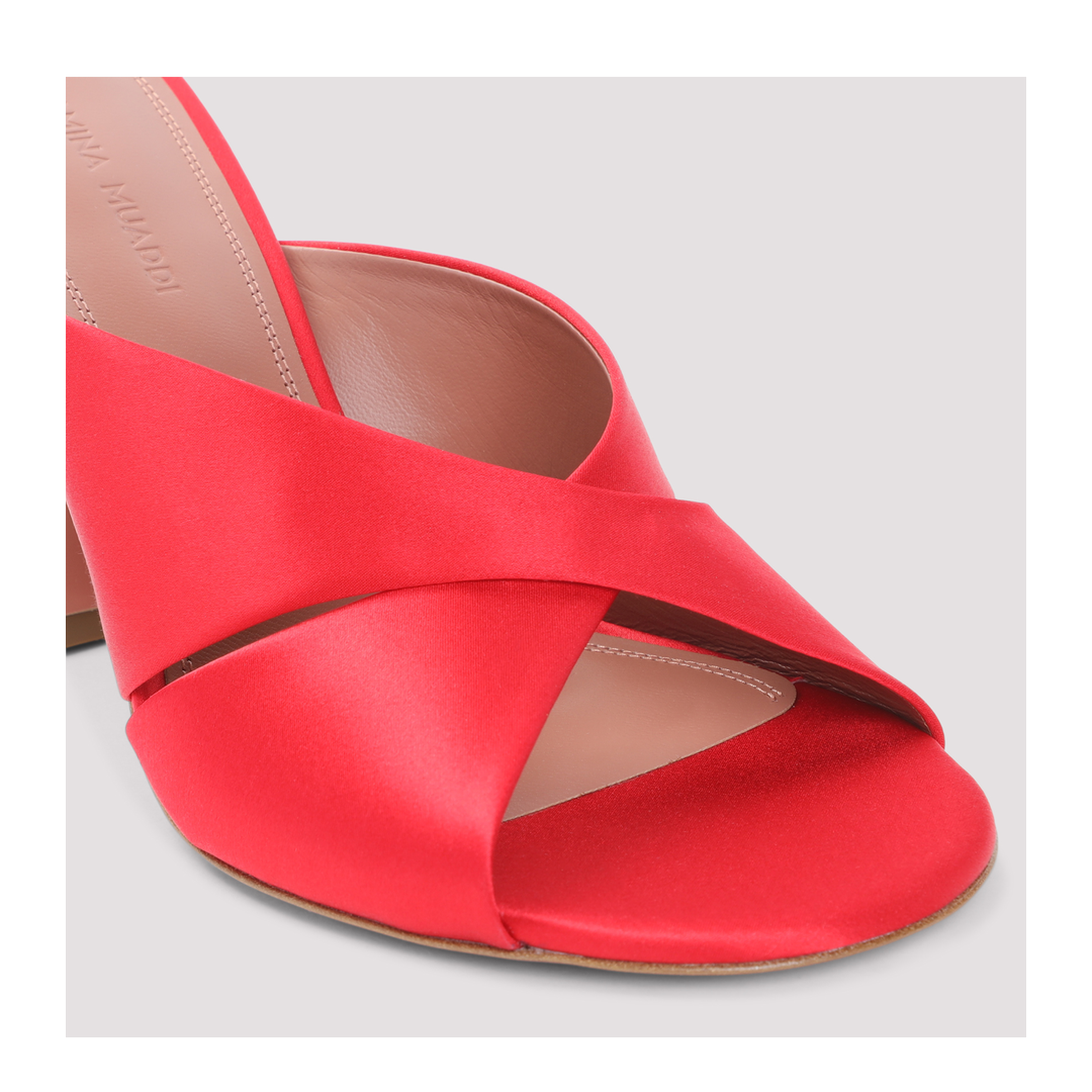 MAYFEYR - Amina Muaddi - Salma 95 Slipper - 16S365953SALRED