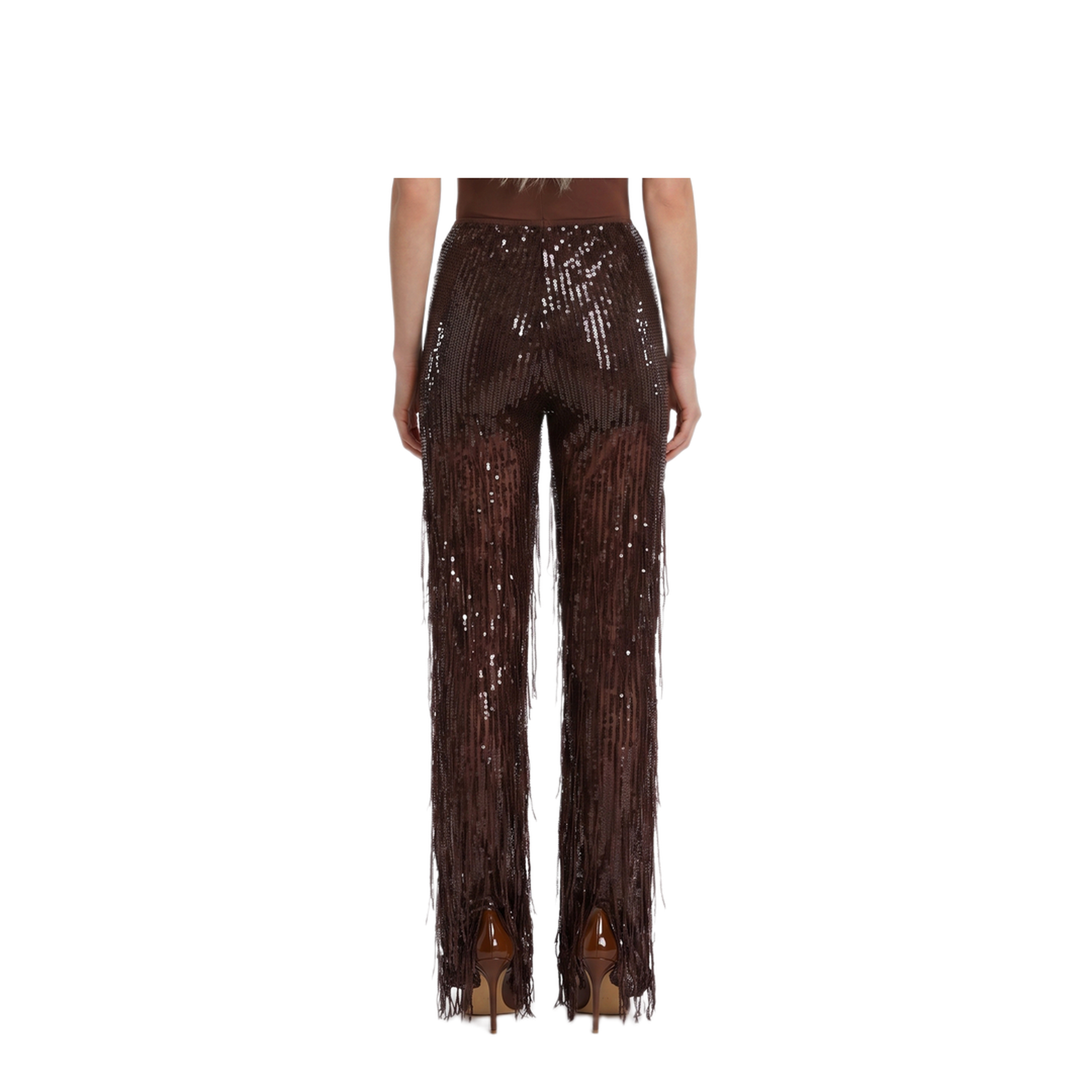 MAYFEYR - Federica Tosi - Pants With Sequin And Fringes - 3081531469