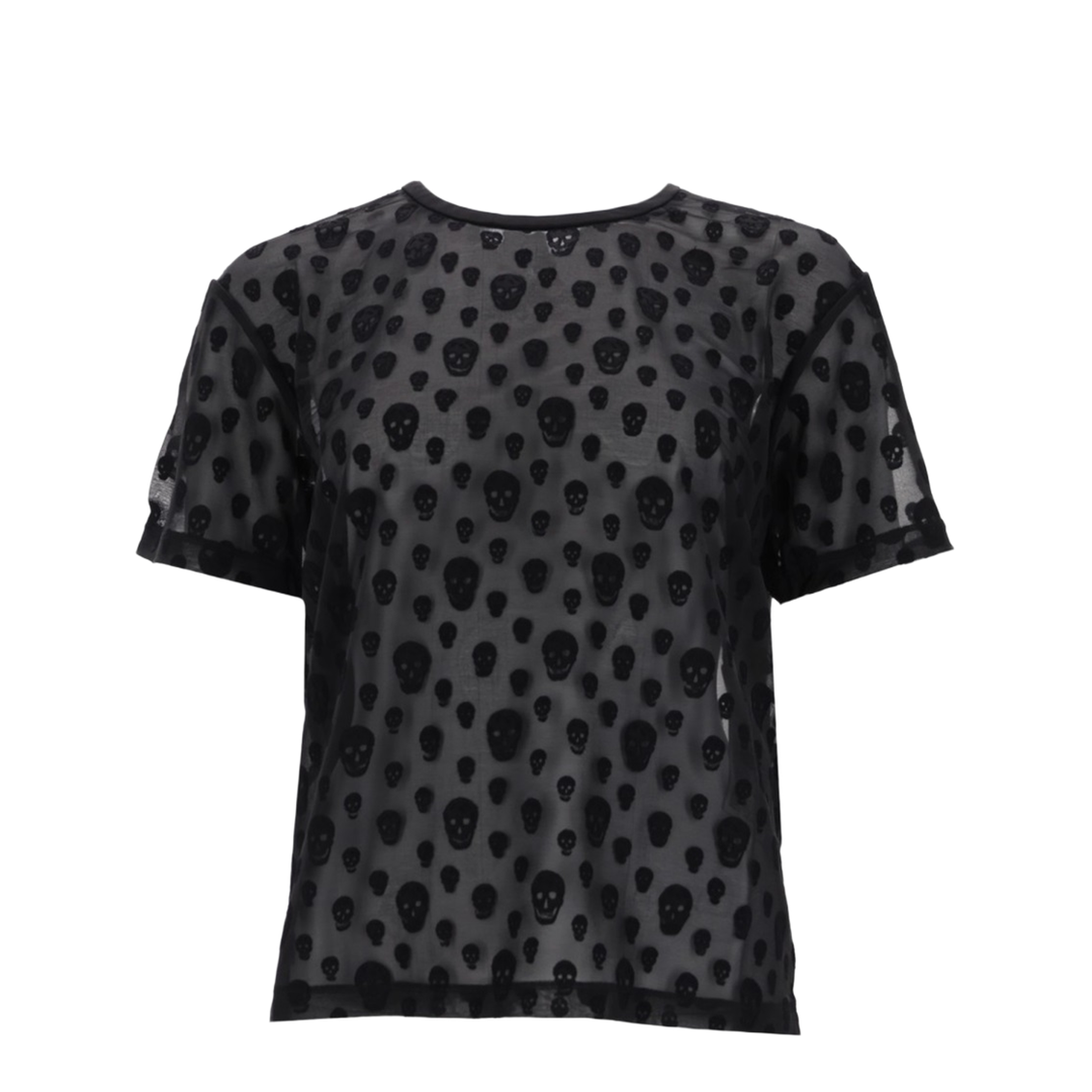 MAYFEYR - Alexander Mcqueen - T-Shirt With Skull Pattern - 858610QCAMQ1000