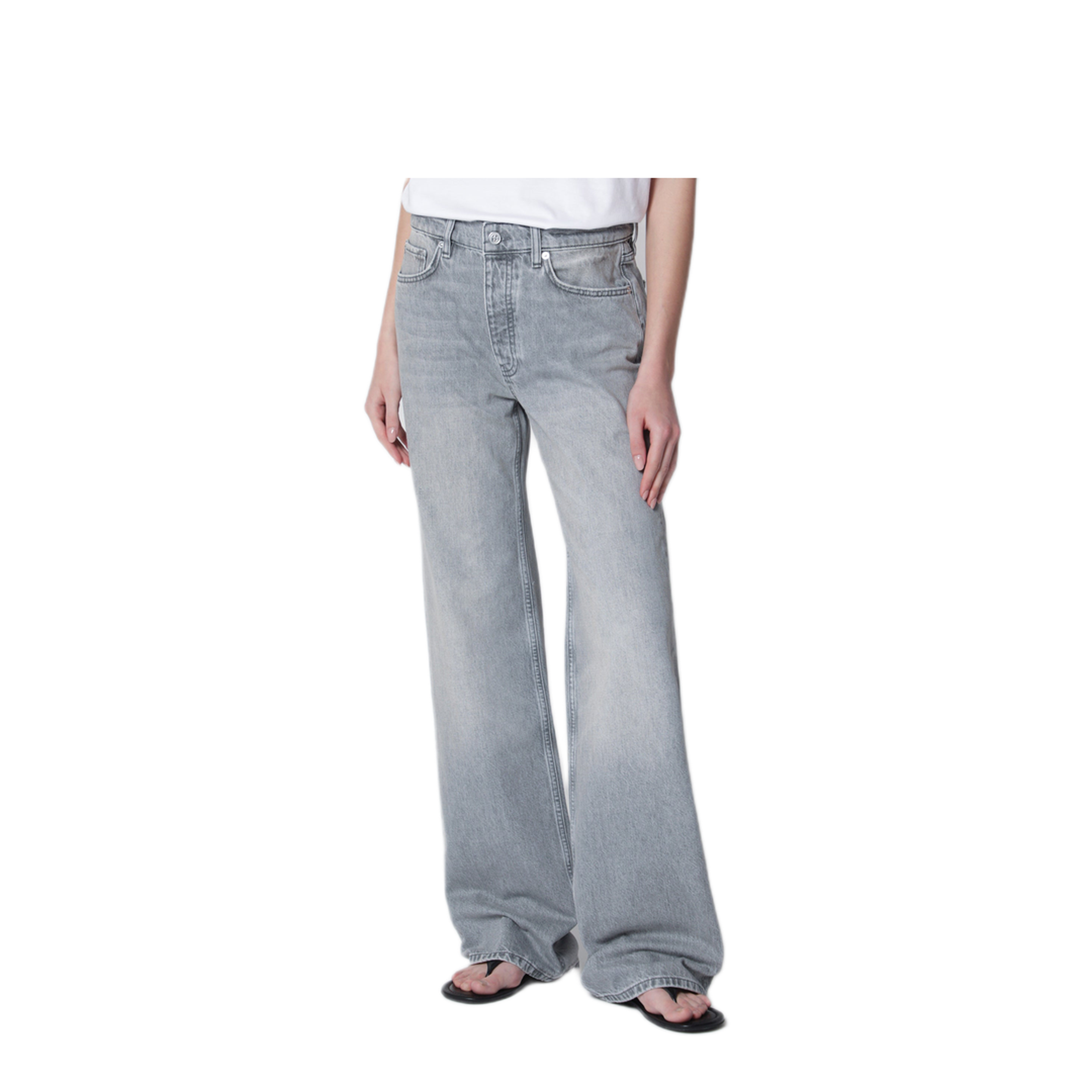MAYFEYR - Anine Bing - Jeans Hugh High Rise Light Grey Denim - A-06-12023COGRY35