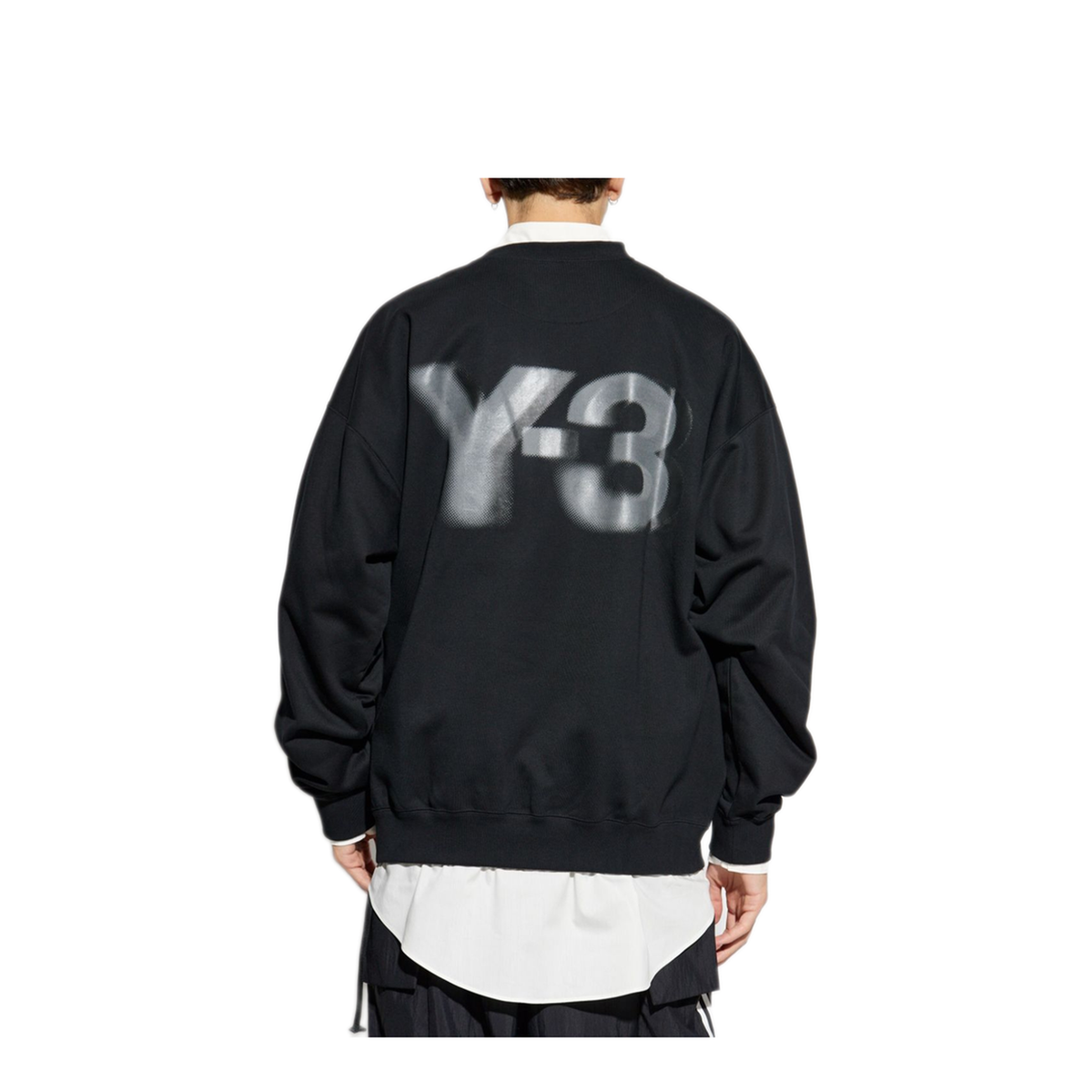 MAYFEYR - Y-3 - Logo Crew Sweatshirt - JE9276BLACK
