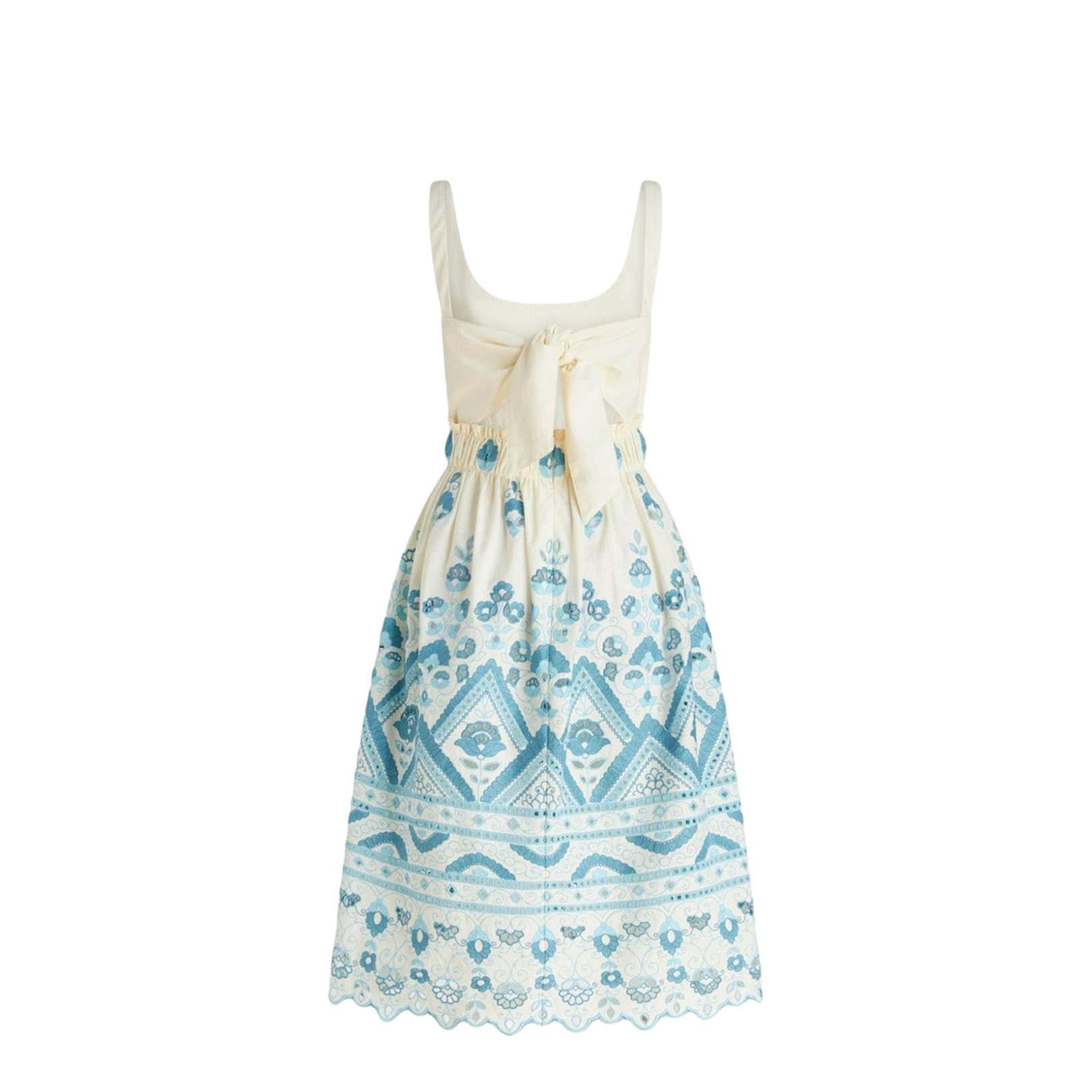 Cotton Blend Short Dress