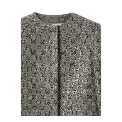 Embroidered Wool Tweed Jacket