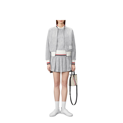 MAYFEYR - Thom Browne - Coats Light Grey - FJT436AJ0194055