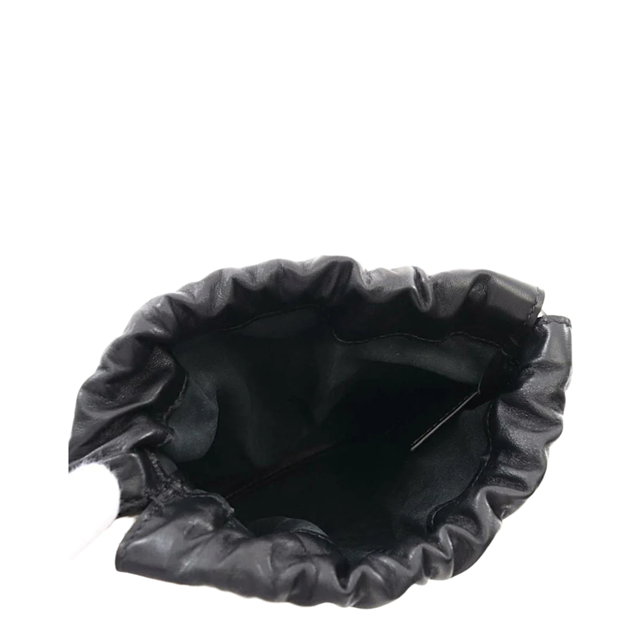 Bucket Bag Leather White