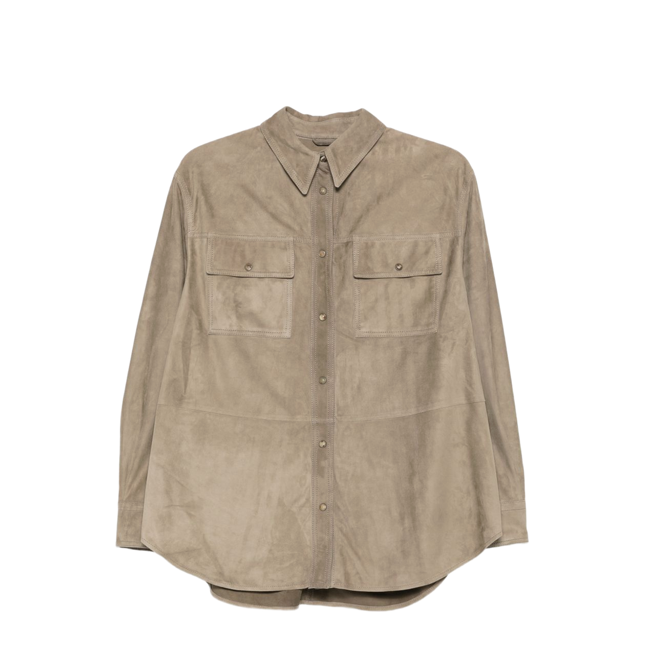 Suede Shirt - Grey