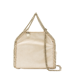 Falabella Tiny Polyester Handbag - Gold