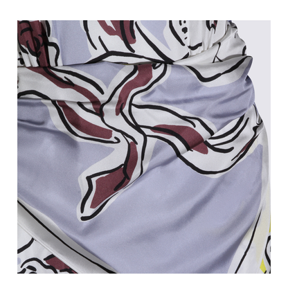 Multicolor Silk Dress