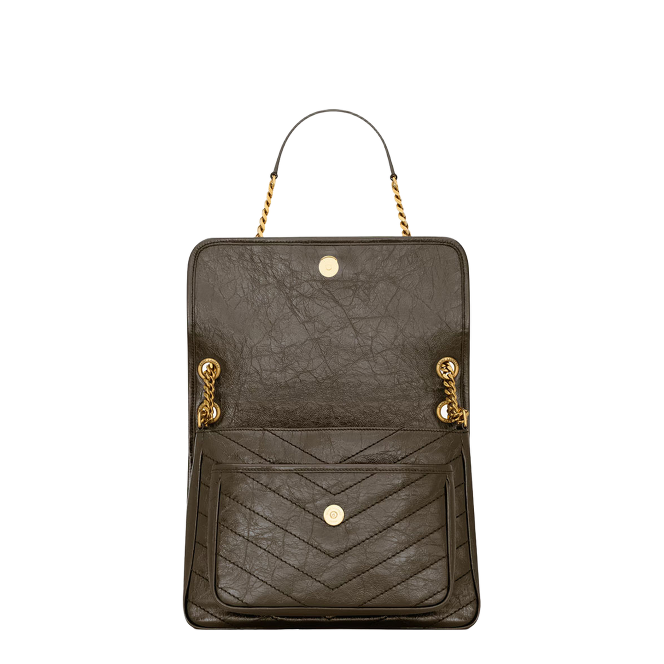 MAYFEYR - SAINT LAURENT PARIS - Niki Medium Soft Bag In Vintage Leather - 6331840EN07