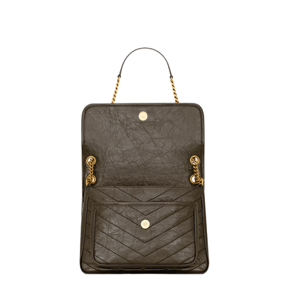 MAYFEYR - SAINT LAURENT PARIS - Niki Medium Soft Bag In Vintage Leather - 6331840EN07