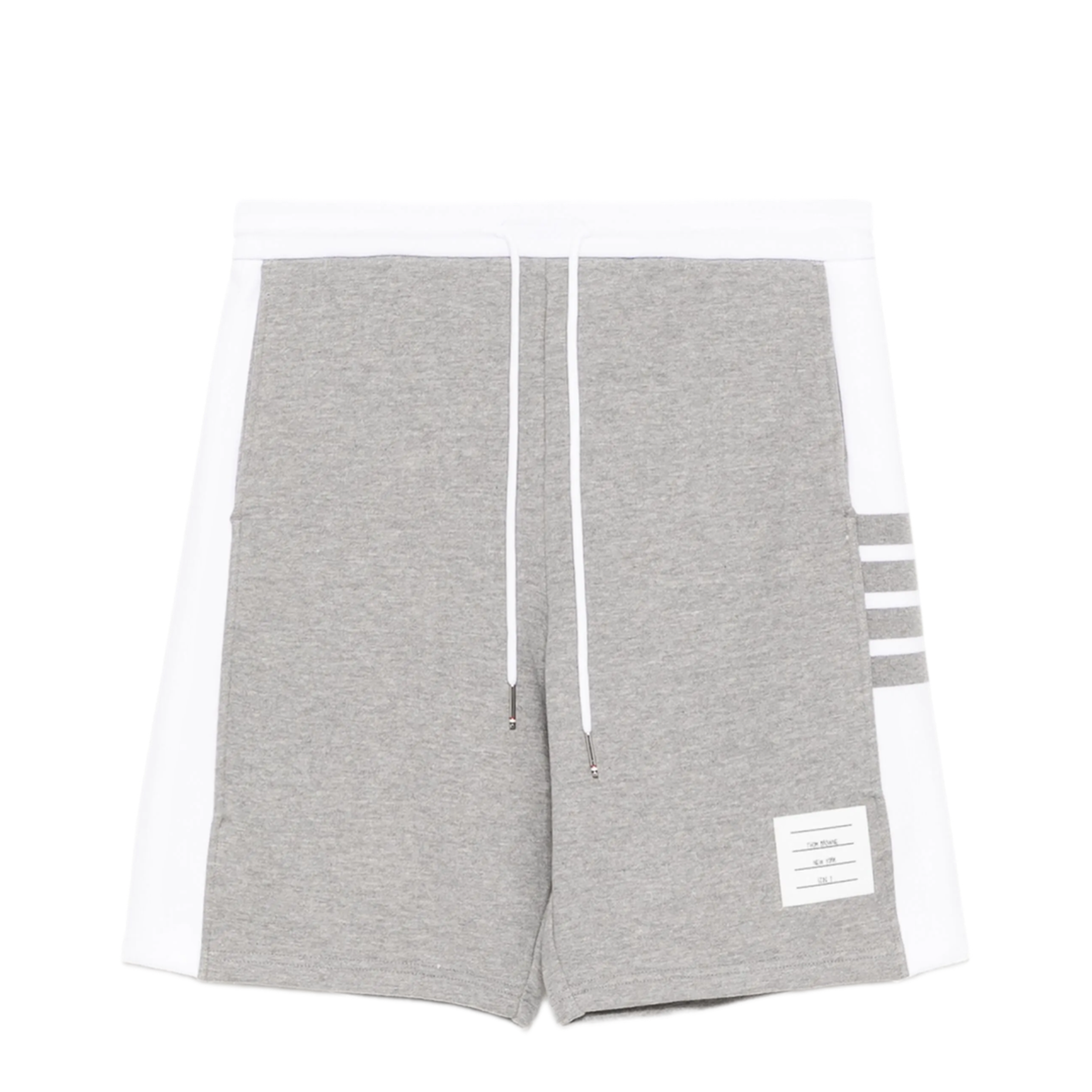 MAYFEYR - Thom Browne - Sweat Shorts With Engineered 4 Bar In Solid Classic Loopback Jersey - MJQ222A03037055