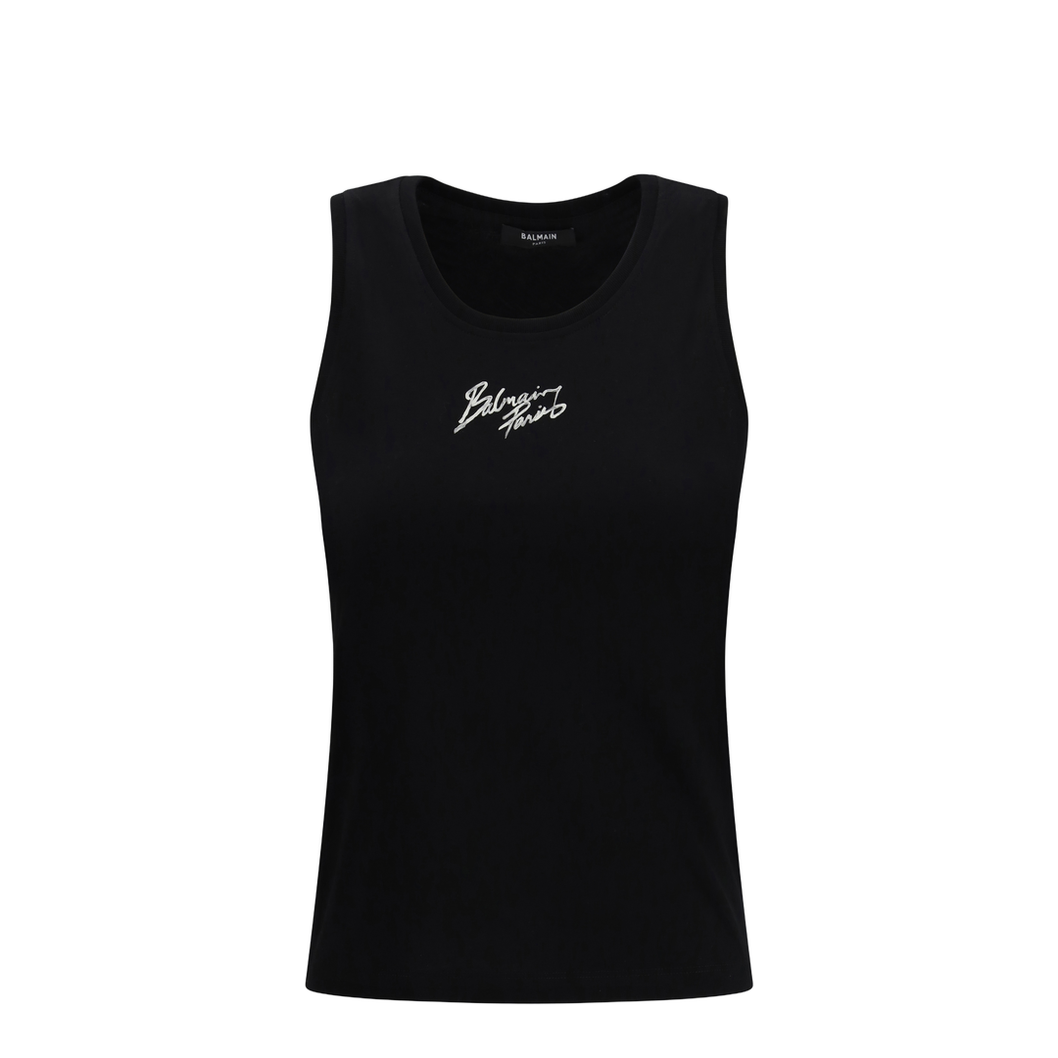 MAYFEYR - Balmain - Paris Brush Print Tank Top - GF1EB075BD40