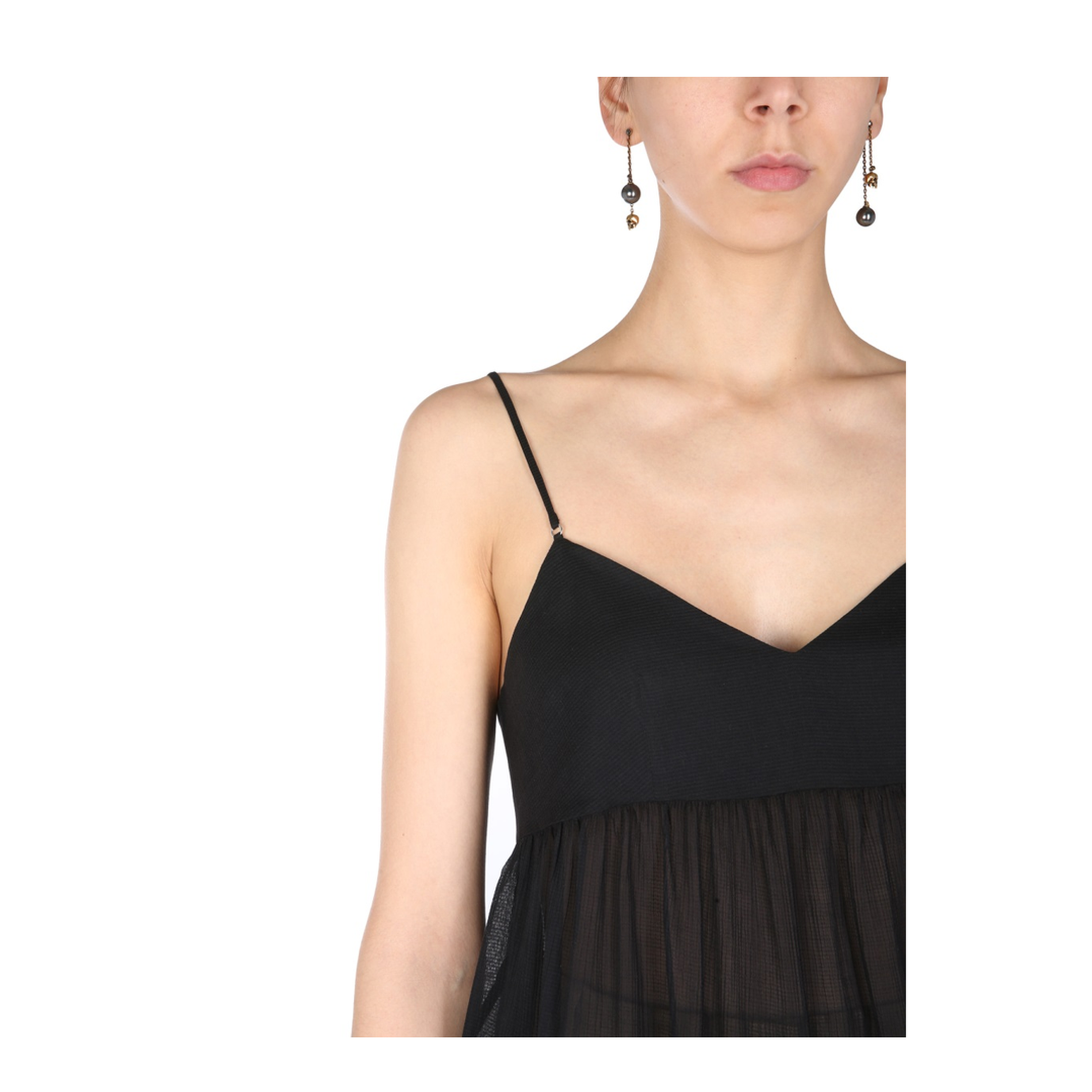 MAYFEYR - Alexander Mcqueen - Semi Transparent Top - 659288QAAAZ1000