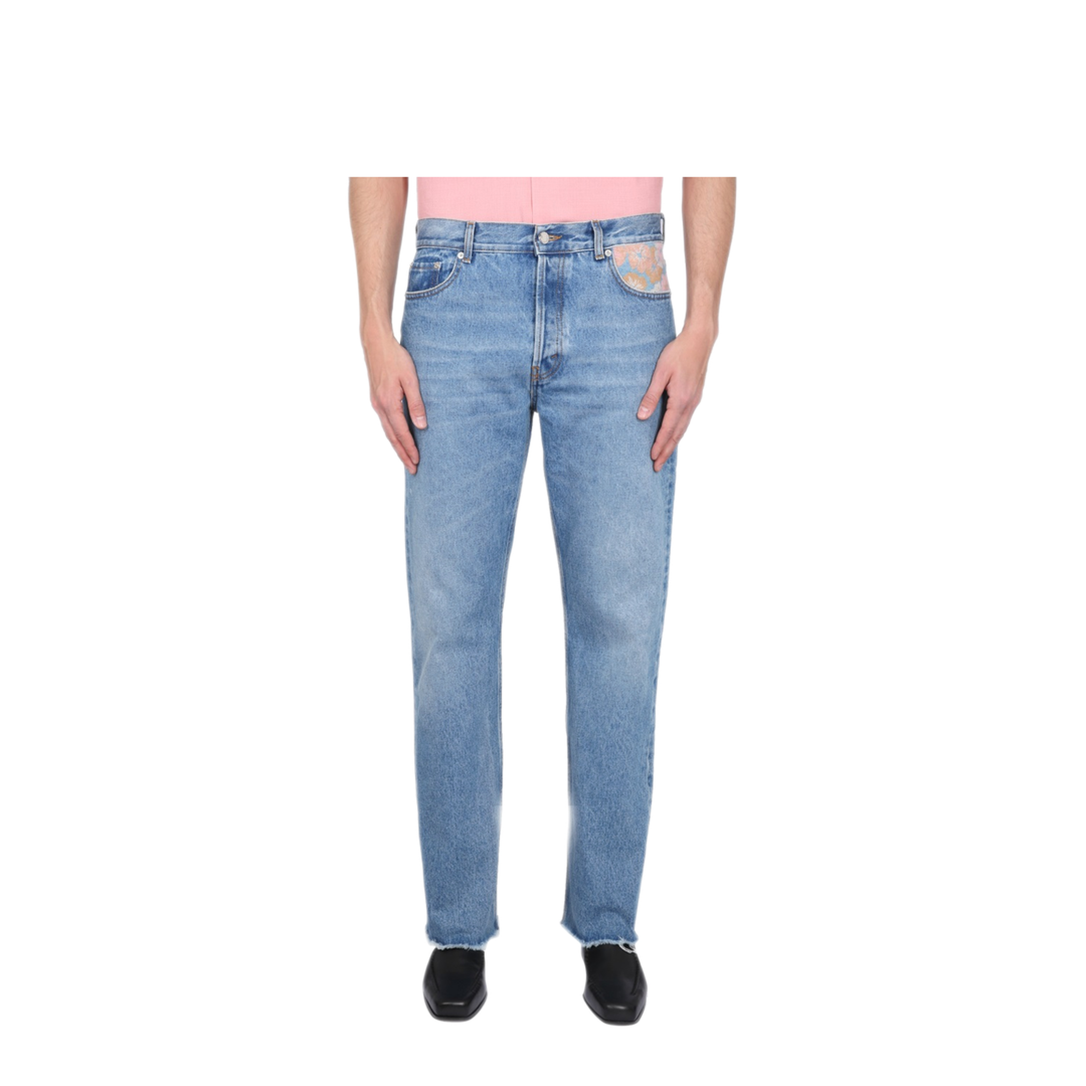 MAYFEYR - Sefr - Jeans Flower - SS23STRAIGHTCUTFLOWERDENIM