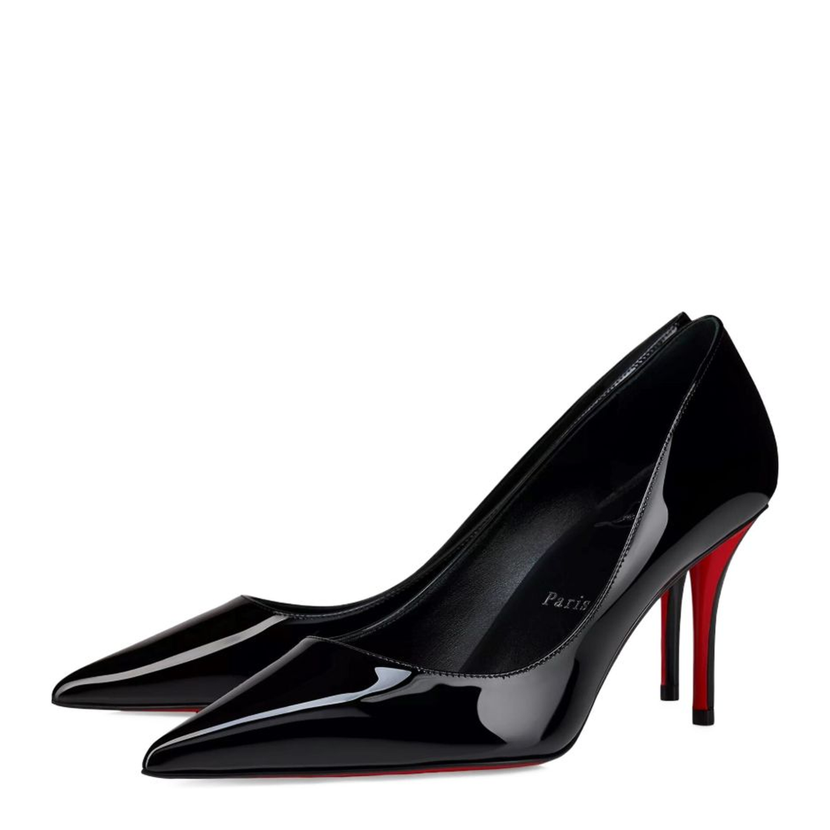 Black Pointed Toe High Heel