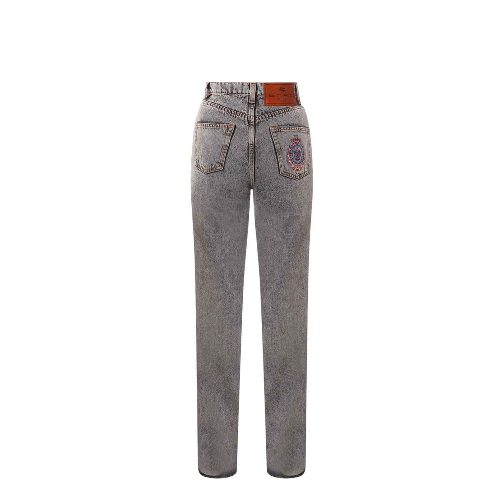 Wide Flare Leg Multi-buttons Jeans