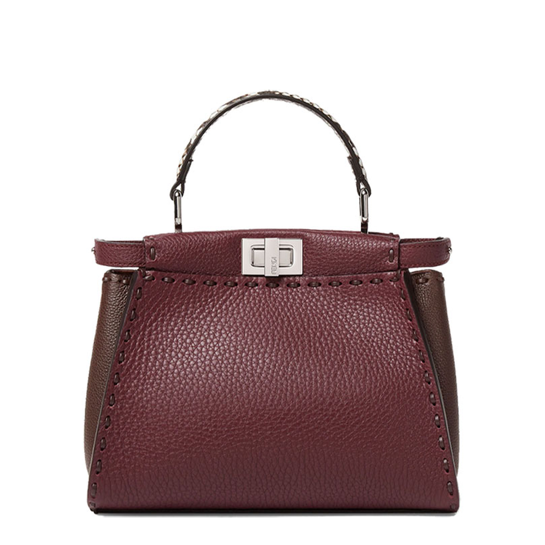 MAYFEYR - Fendi - Two-Tone Peekaboo Mini Bag - 8BN244AWP3