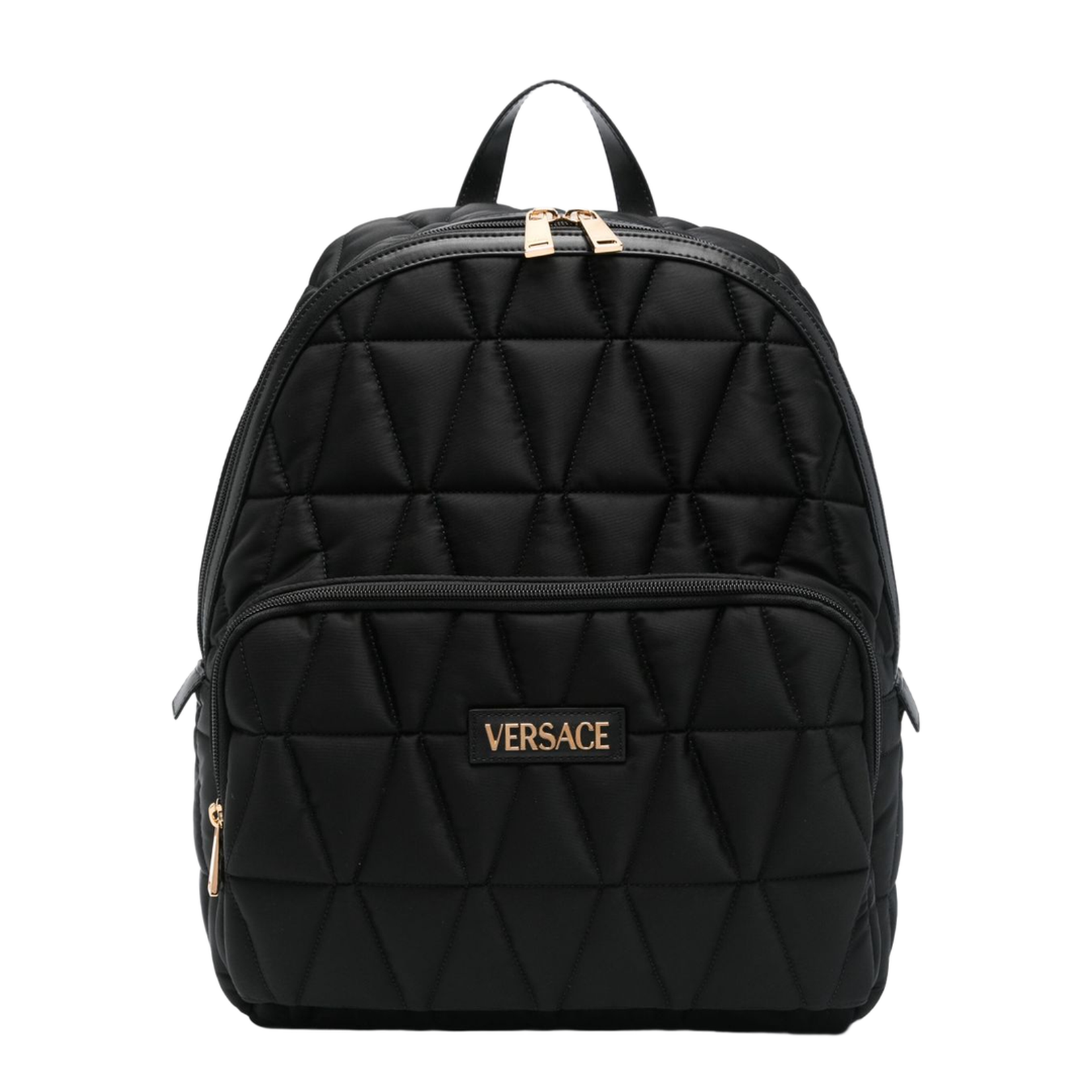 Quilted Backpack with Two-Way Zip