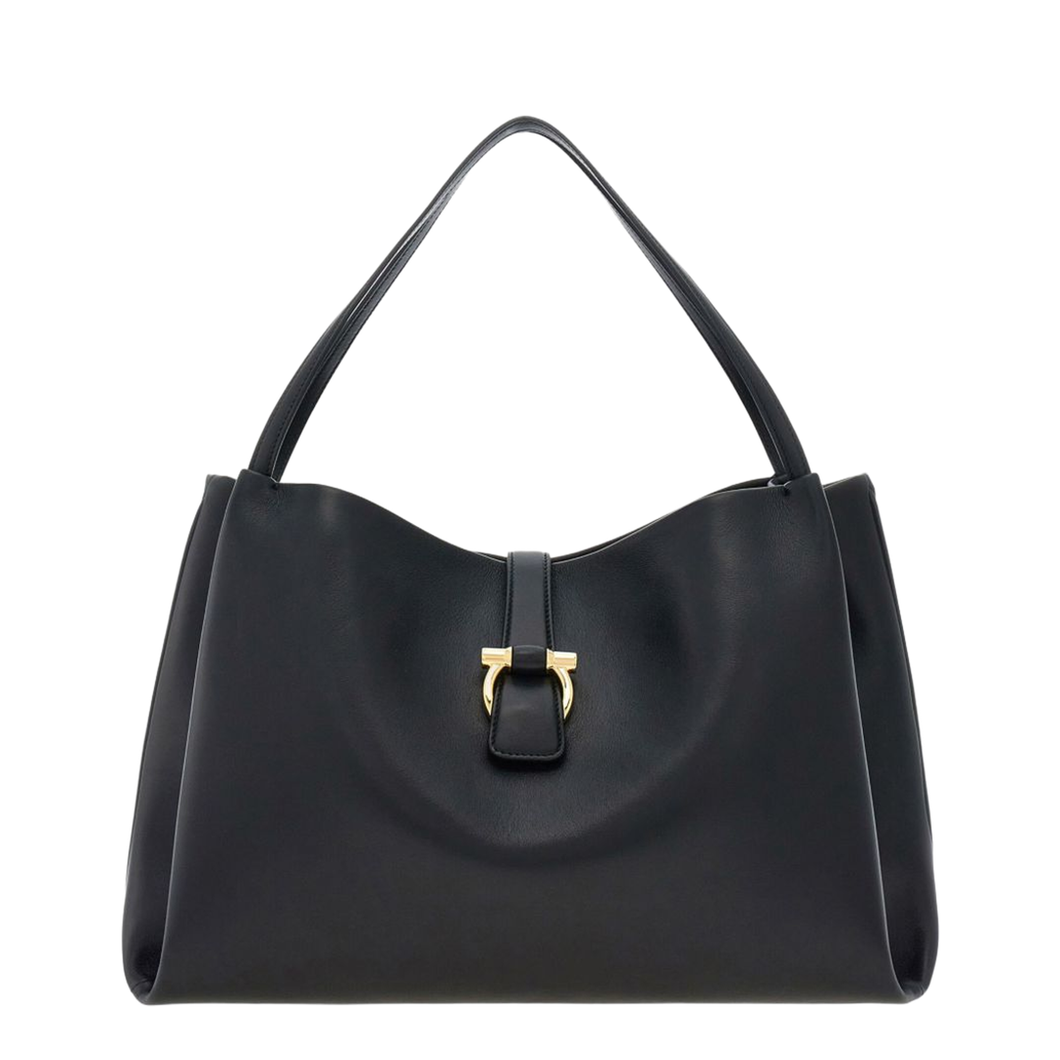 Gancini Medium Tote Bag Black