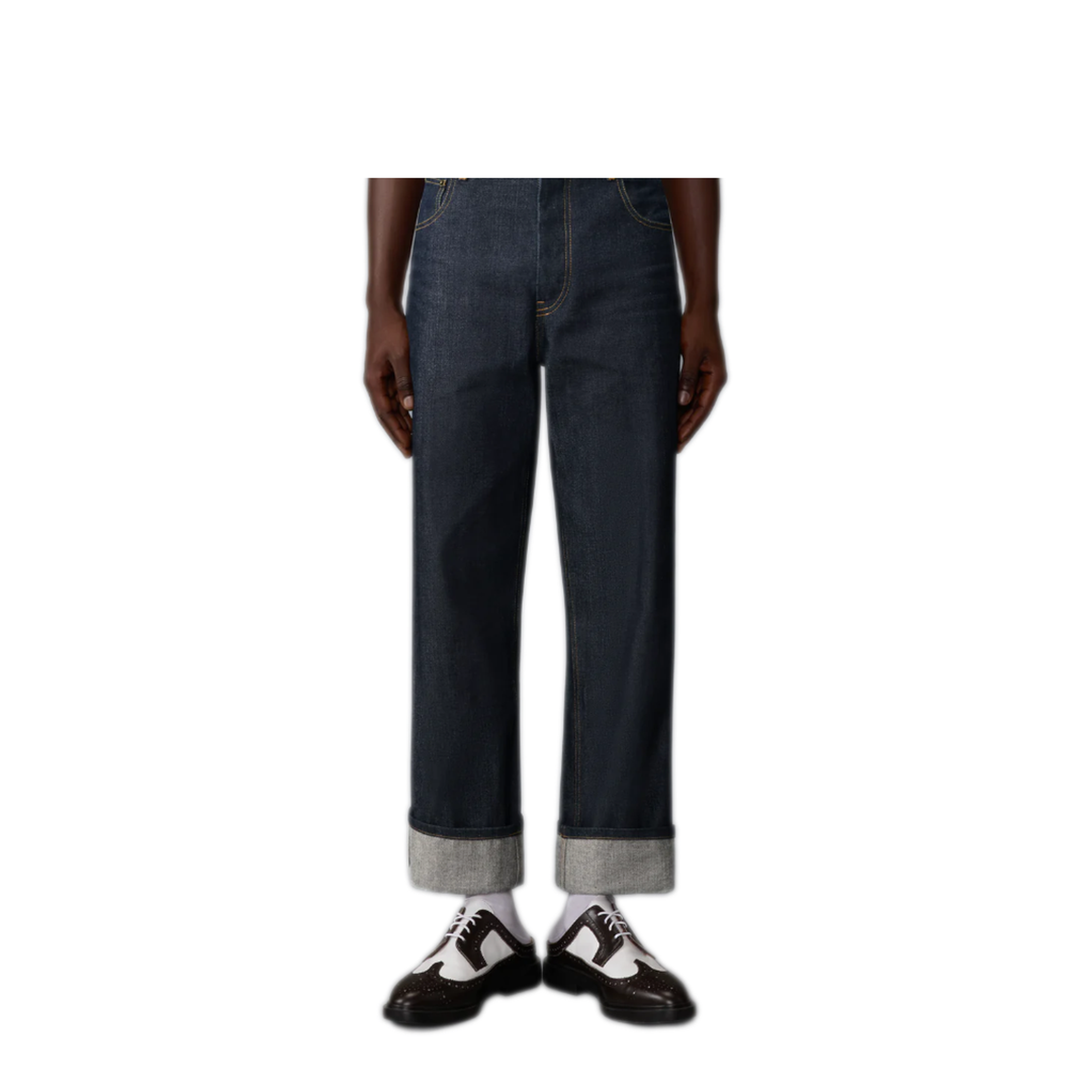 MAYFEYR - Thom Browne - Denim 5 Pockets Trouser In Japanese Selvedge Denim - MTU345SF1101415