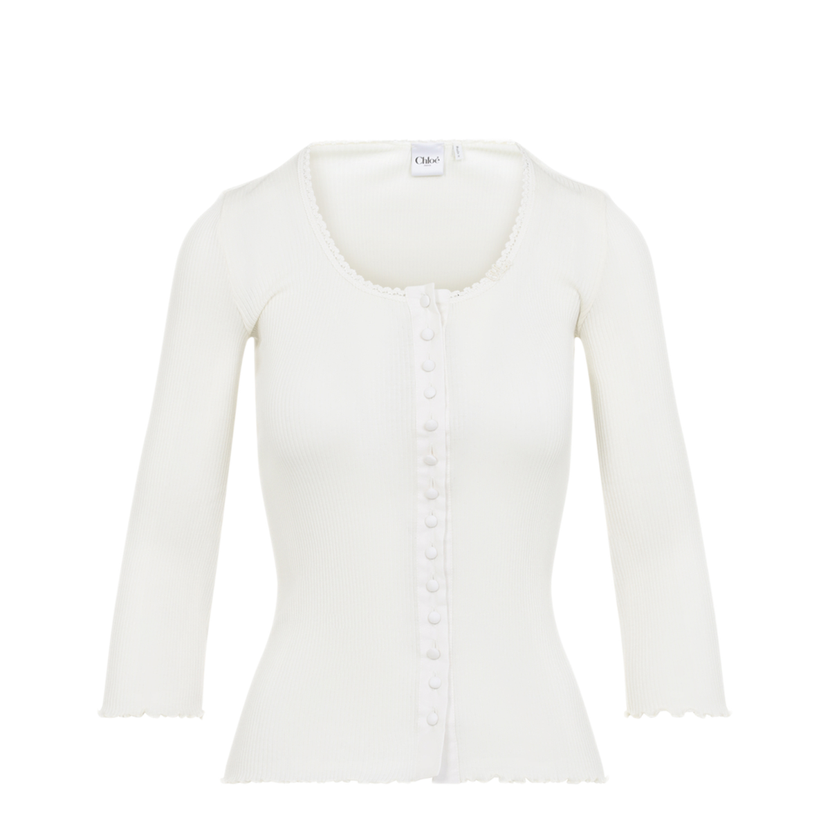 Fitted Cotton Silk Jersey Top
