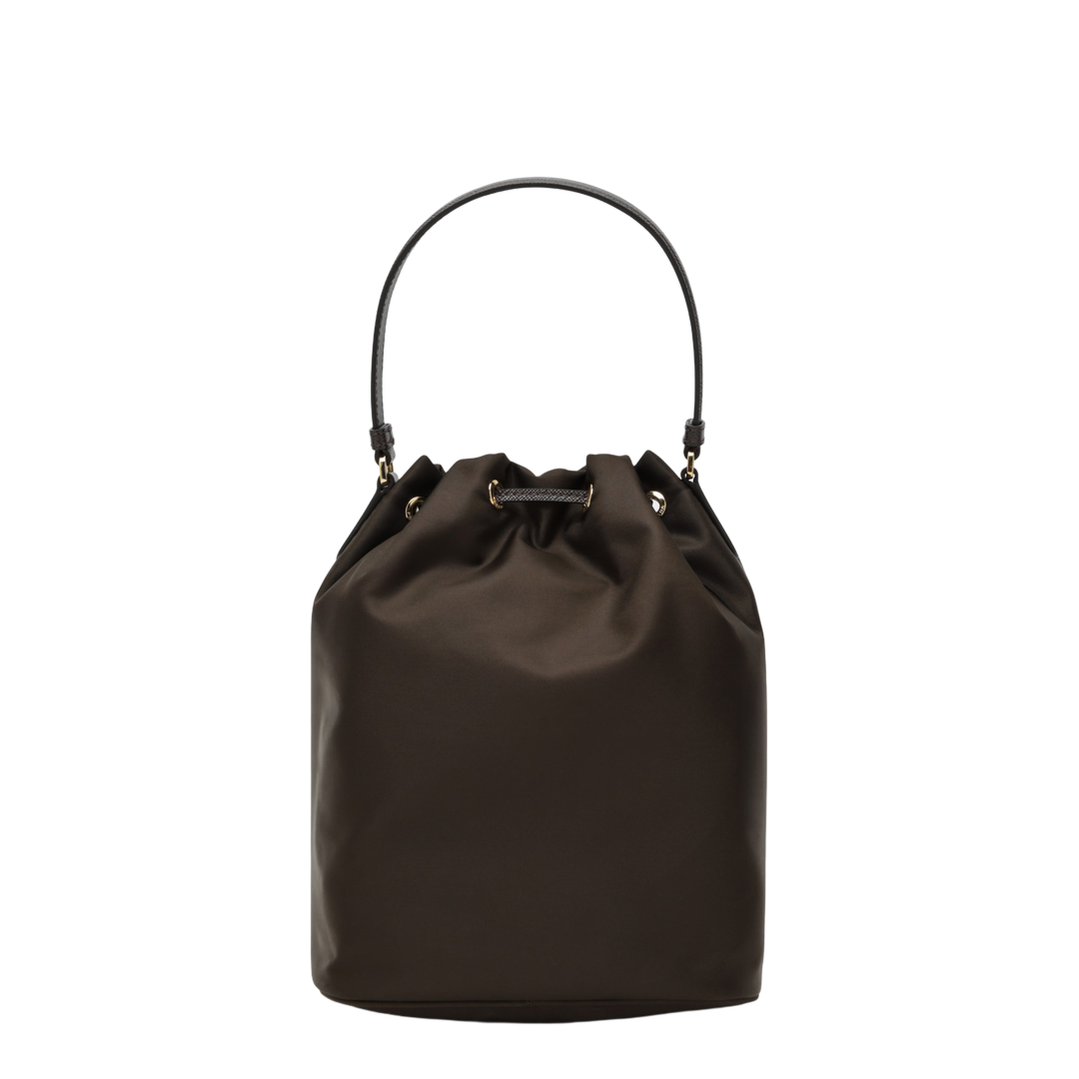 MAYFEYR - Prada - Duet Bucket Bag In Burnt Brown Re-Nylon - 1BH038UOPRV44F0038