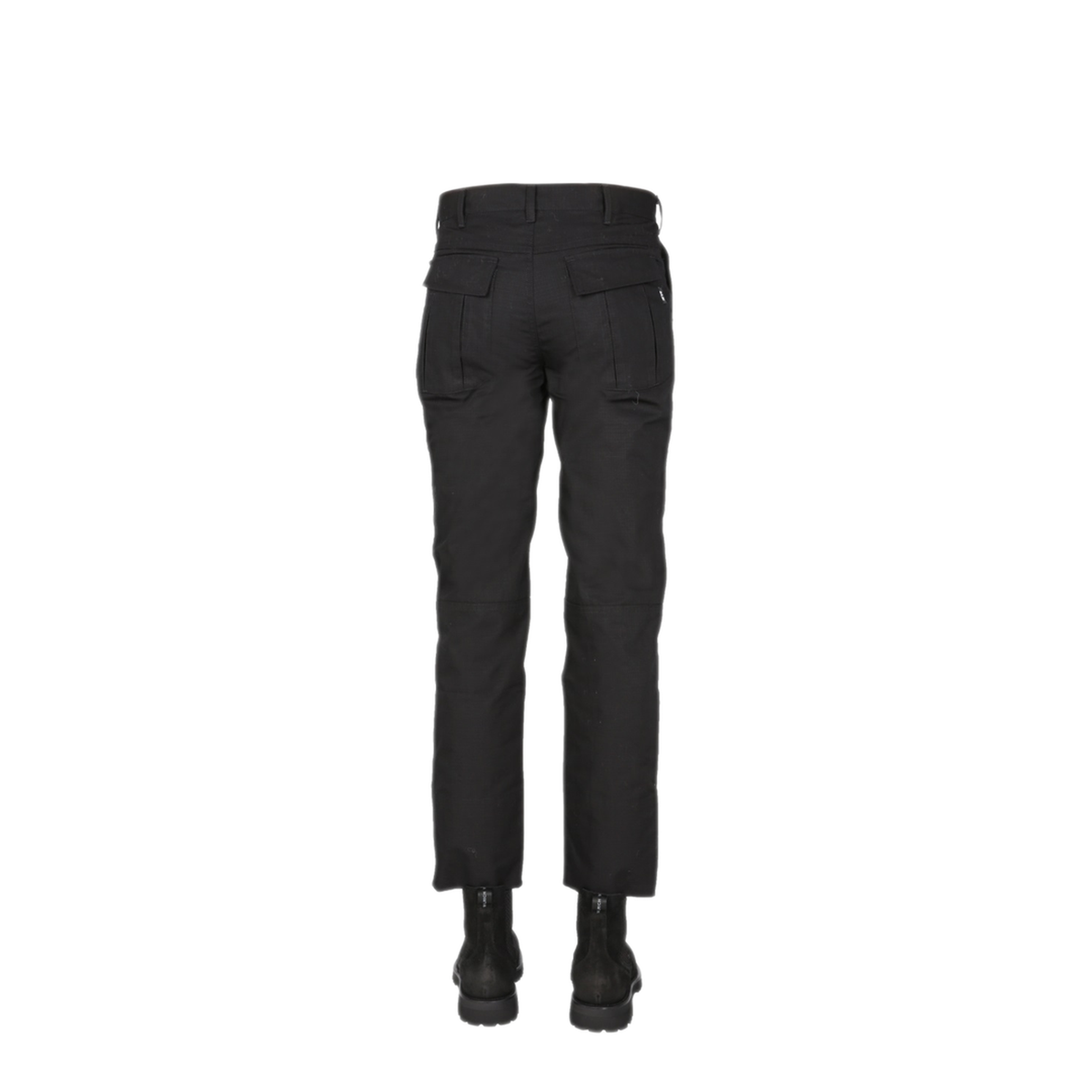 MAYFEYR - ARKAIR - Pants With Logo Button - C415AAFPBLACK