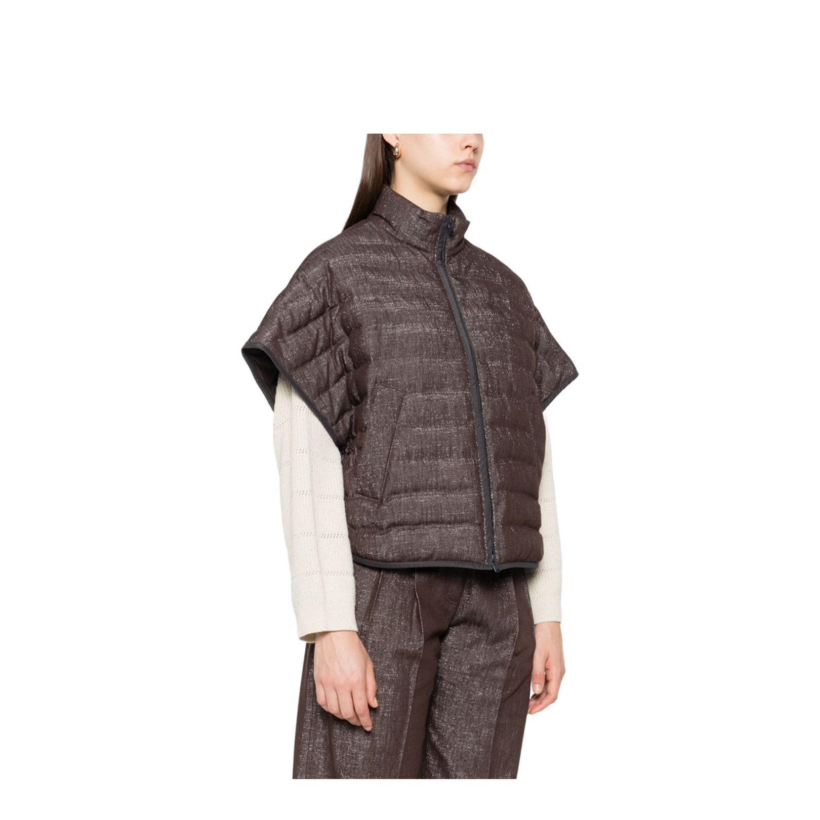 Short Sleeves Down Jacket