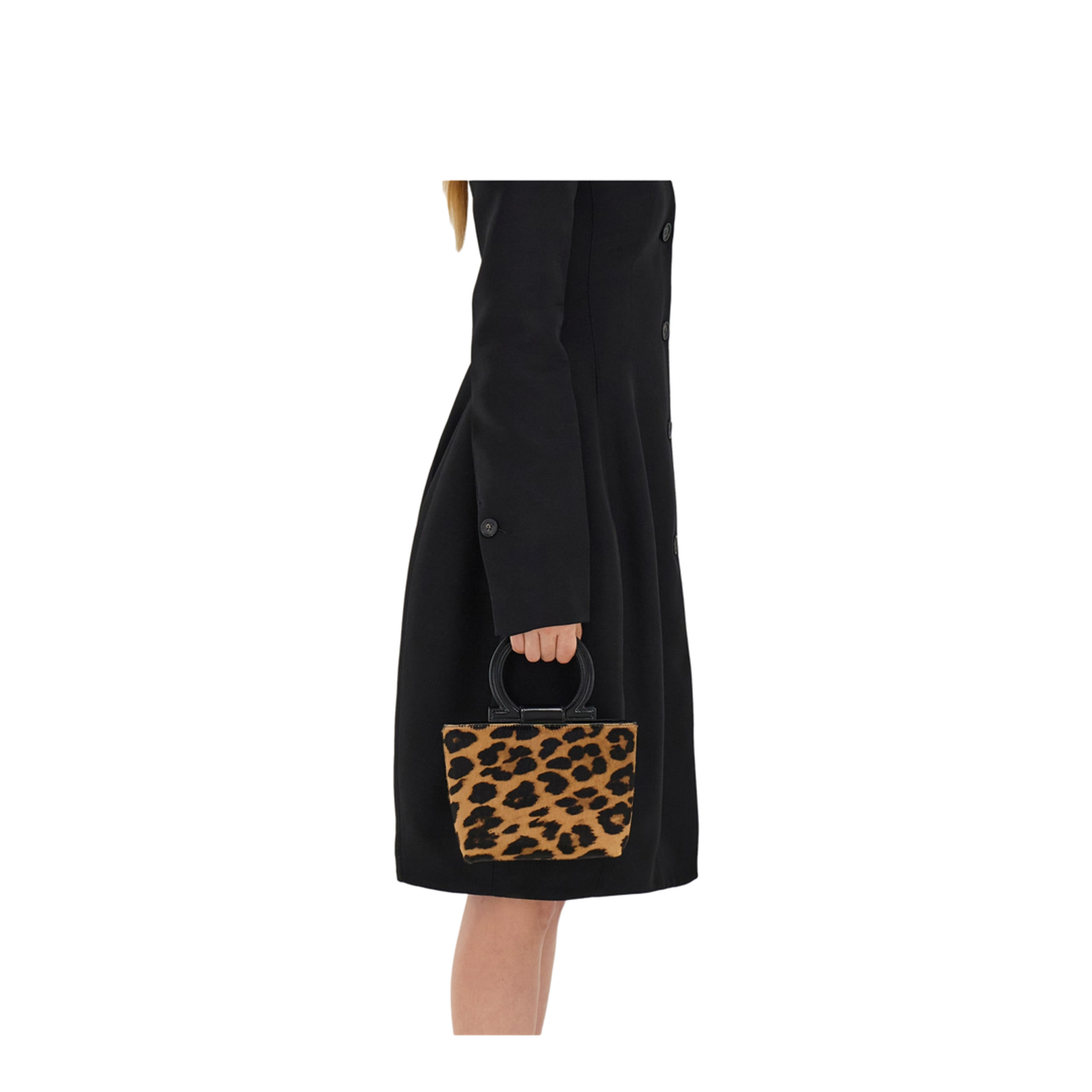 Printed Calf Hair Handbag