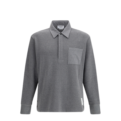 MAYFEYR - Thom Browne - Long Sleeve Polo - MJP233AJ0114035