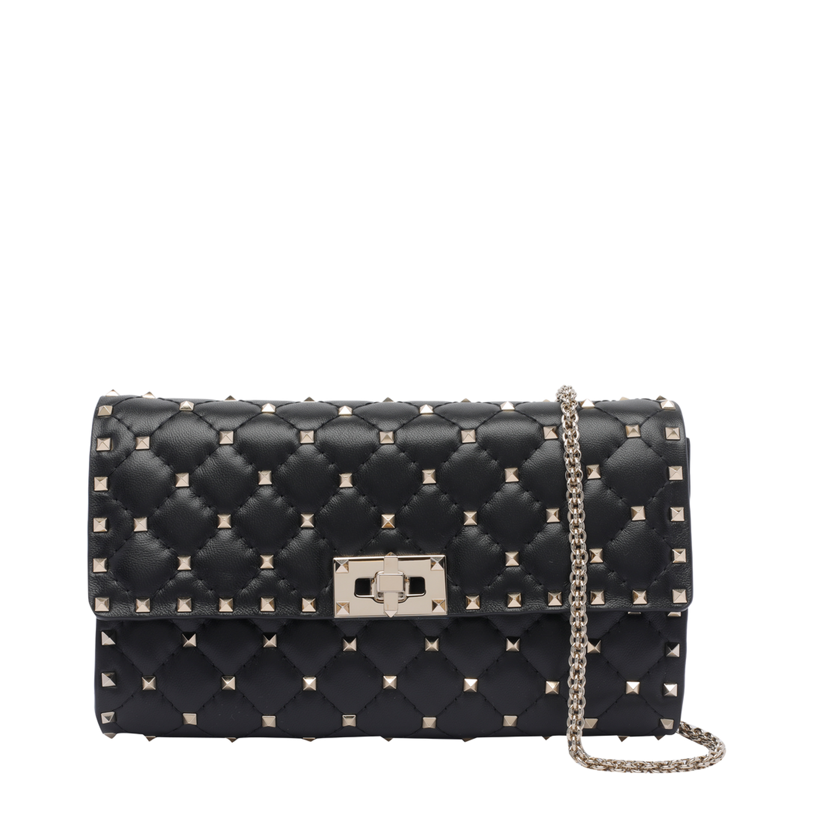 Rockstud Spike Crossbody Clutch Bag