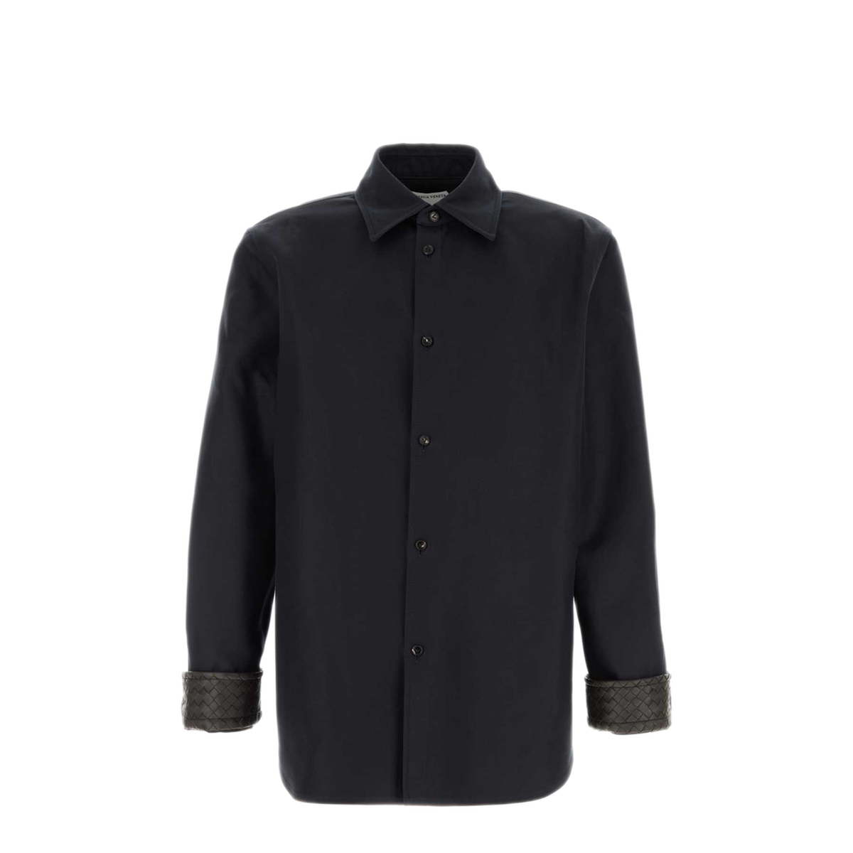 MAYFEYR - Bottega Veneta - Black Gabardine Oversize Shirt - 875561V6CK04071