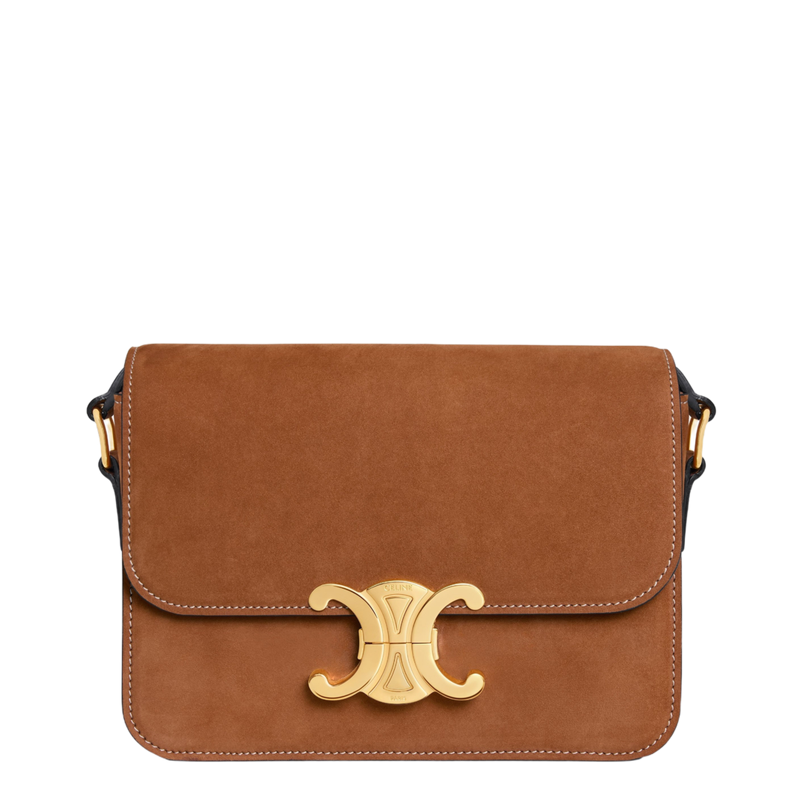 Triomphe Bag in Nubuck Calfskin