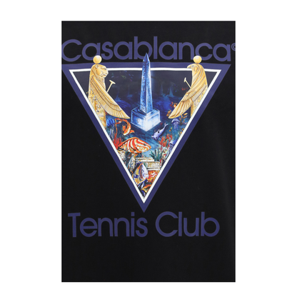 MAYFEYR - Casablanca - Tennis Club Monde Perdu Print T Shirt - MAW26JTS00107