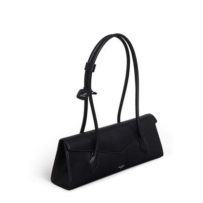 Le Teckel Medium Goatskin Bag - Black