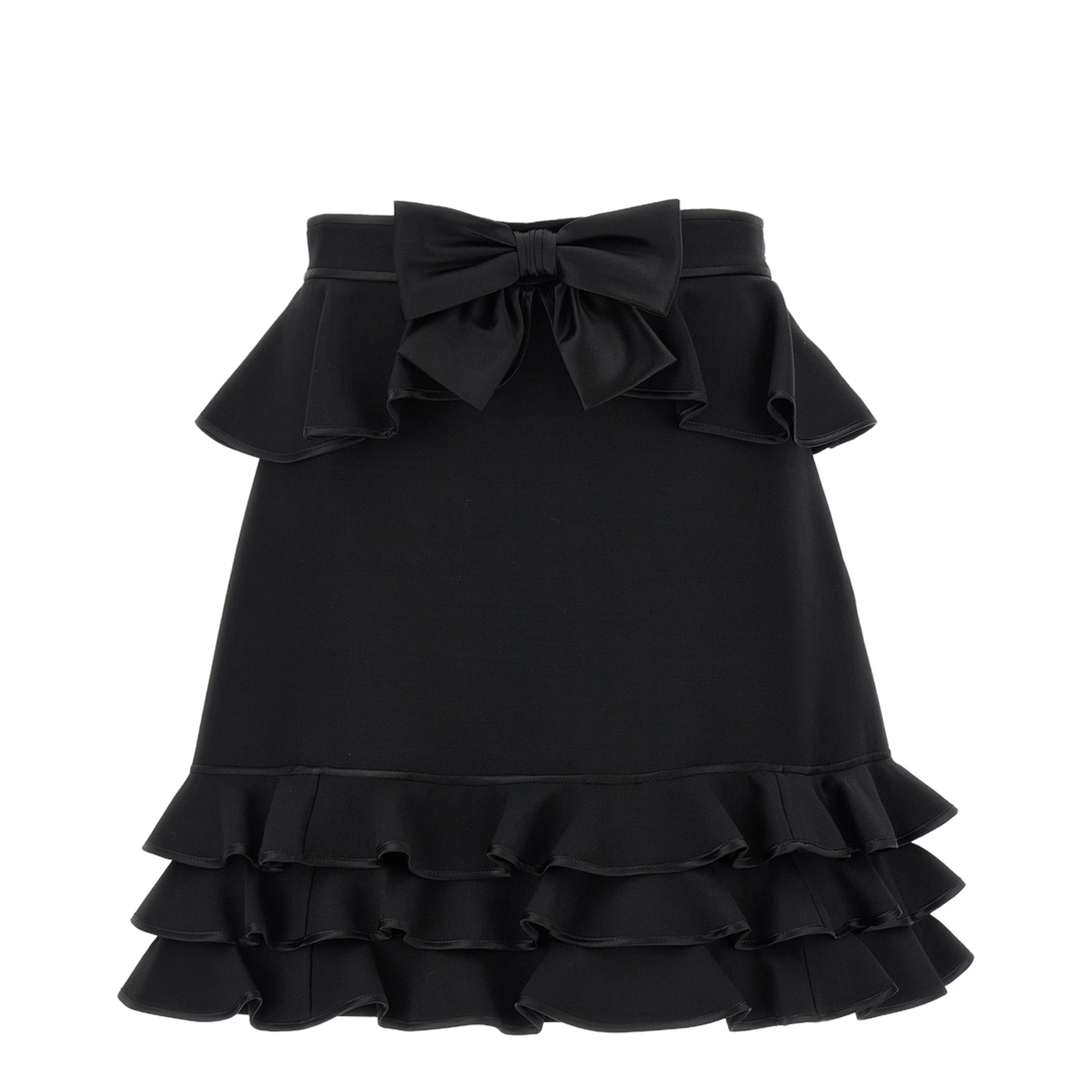 Crepe Couture Skirt Black