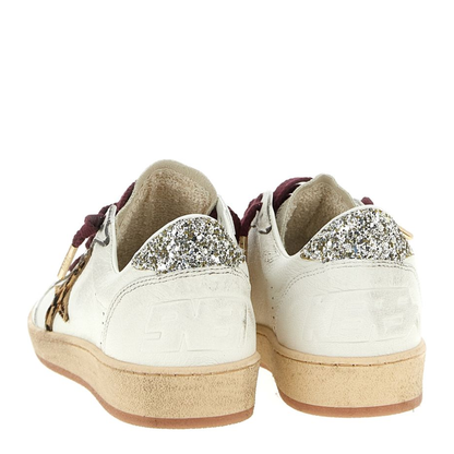 Ballstar Nappa Upper Toe and Spur Suede Tongue Horsy Star Glitter Heel