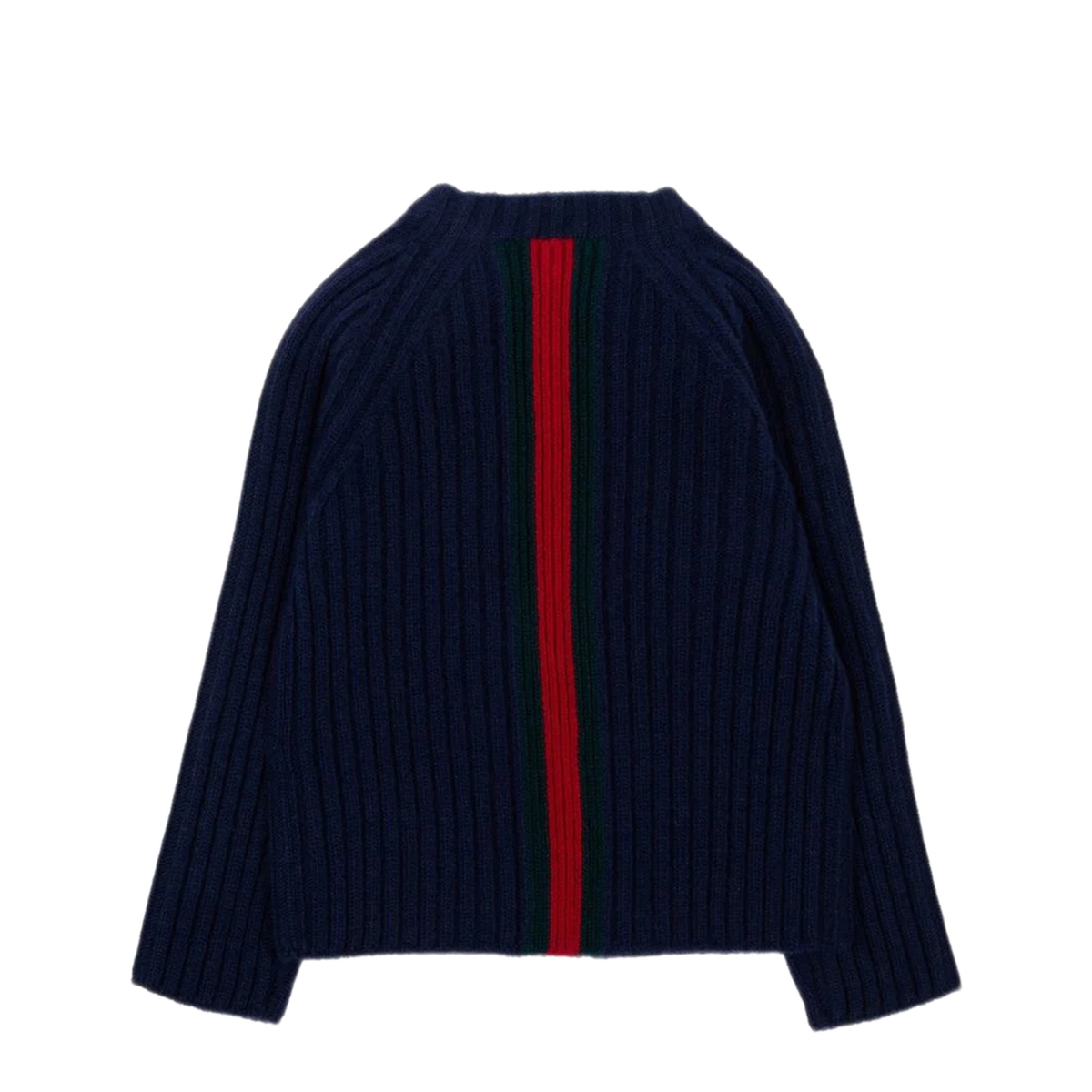 Web Stripe Wool Sweater For Boy