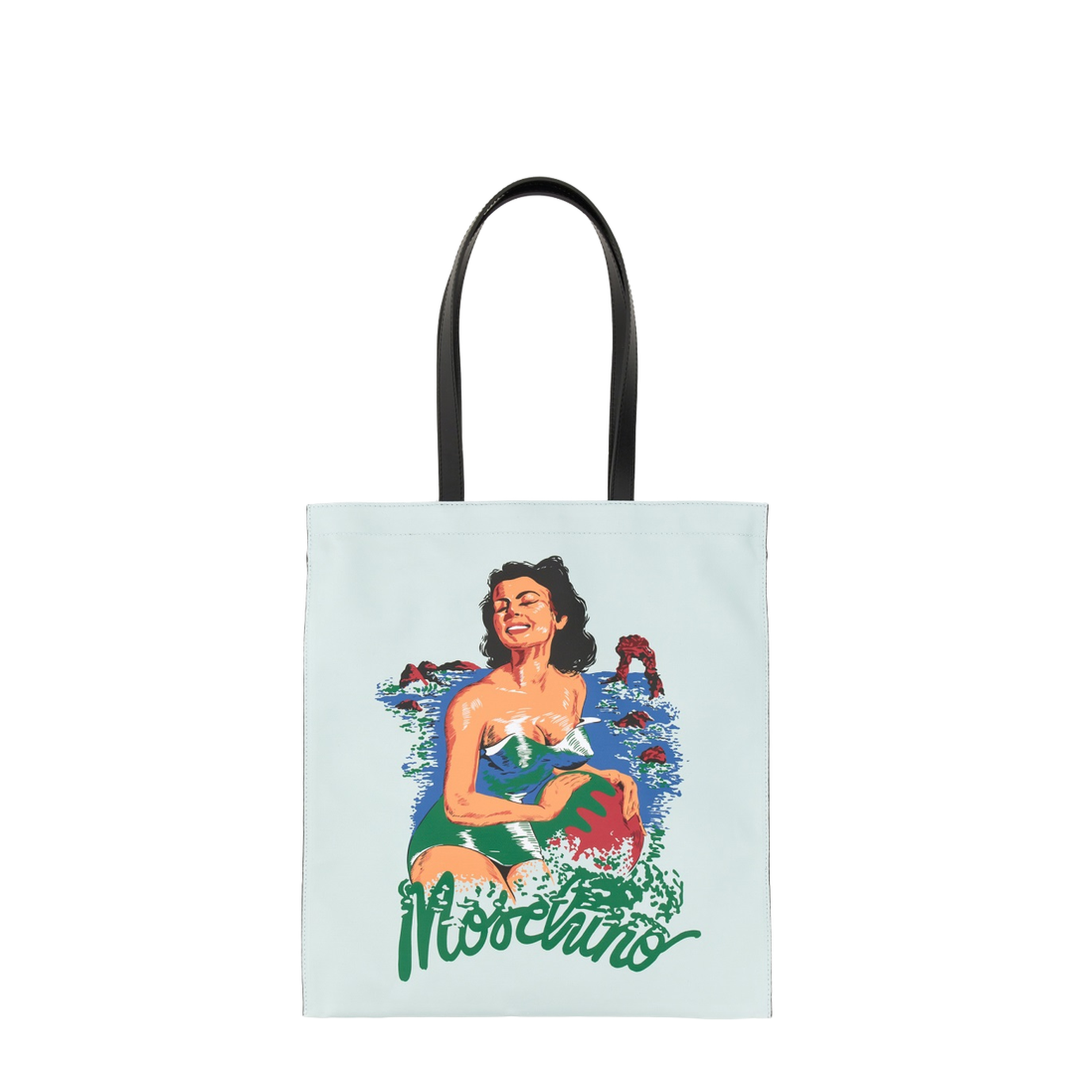 Hawaiian Print Tote Bag