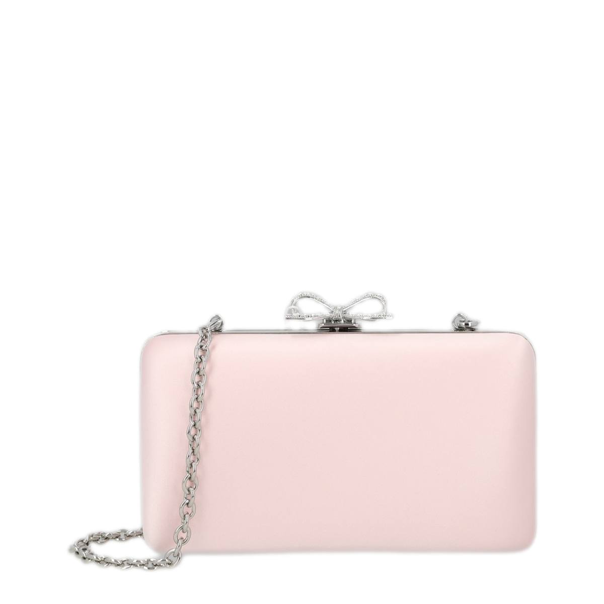Clutch In Raso Con Fiocco