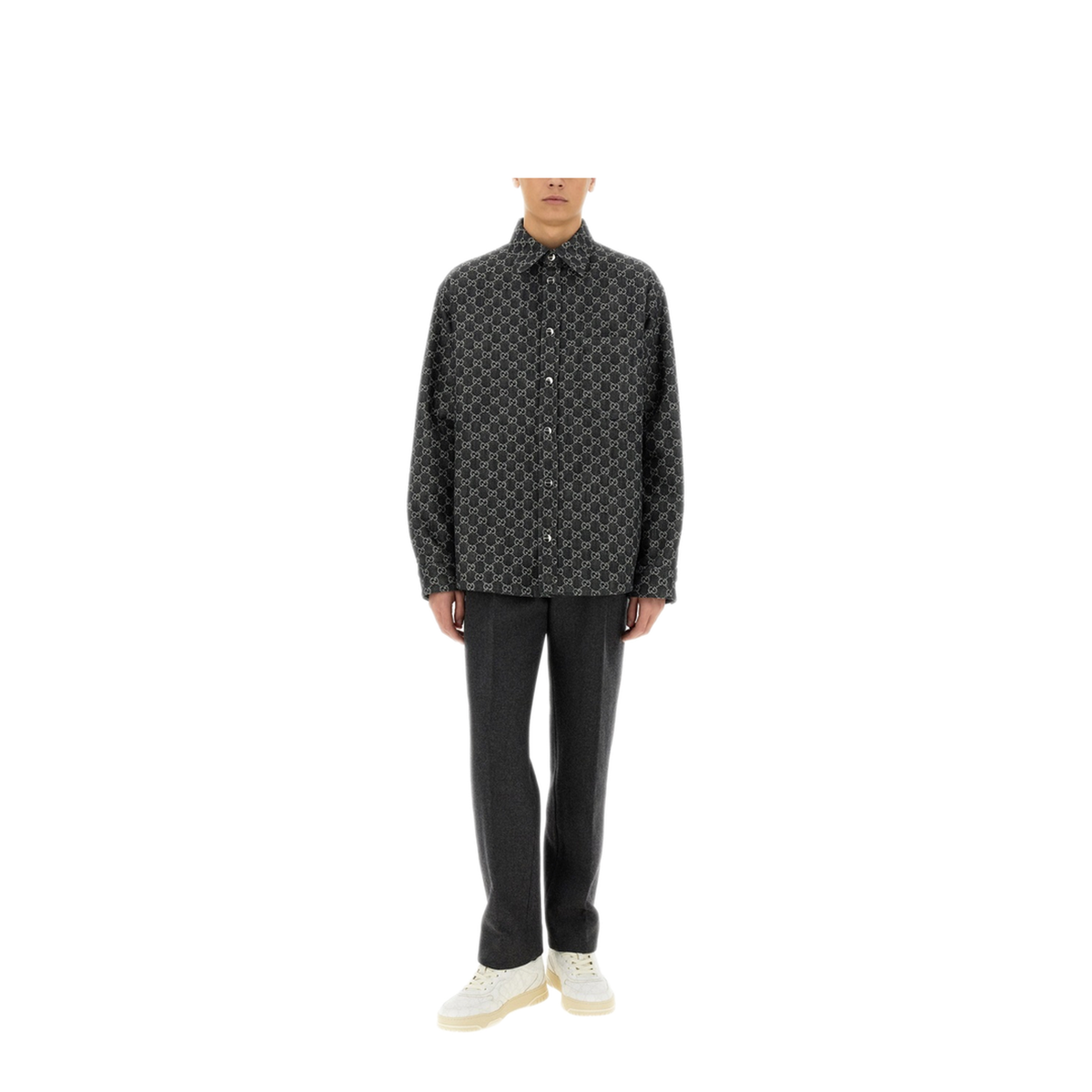 Embroidered Denim Shirt