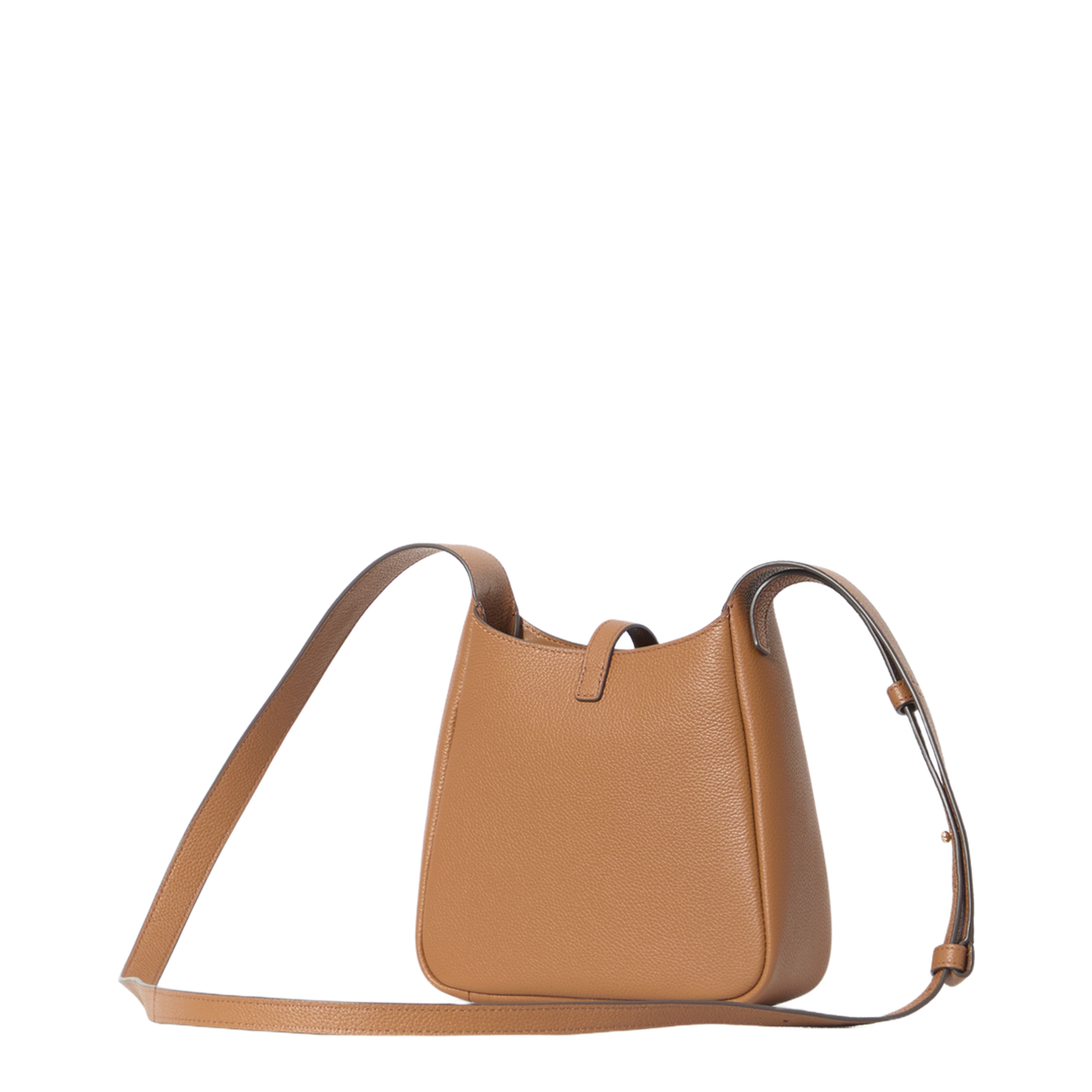 Miller Swing Pebbled Leather Crossbody Bag - Aged Tan