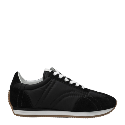 MAYFEYR - Toteme - Black Sneakers In Suede And Fabric - 251-WAS1544FB0137001