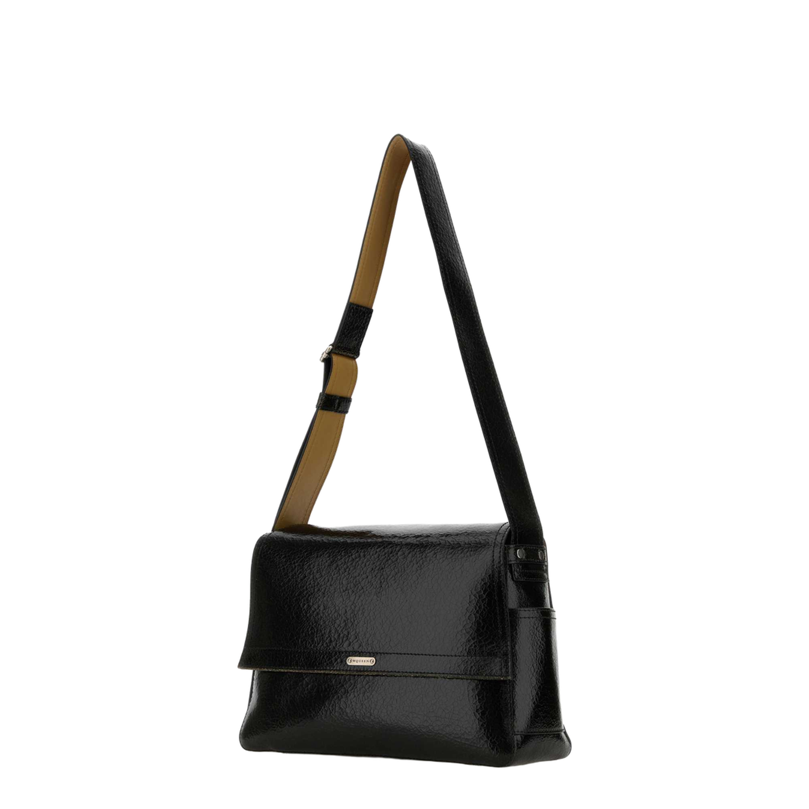 Black Leather The Slouch Crossbody Bag