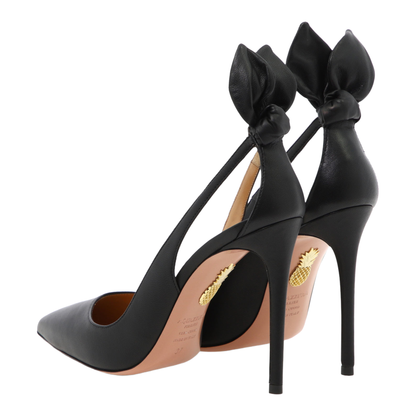MAYFEYR - Aquazzura - Bow Tie Pump 105 Mm - DENHIGP0NAP000